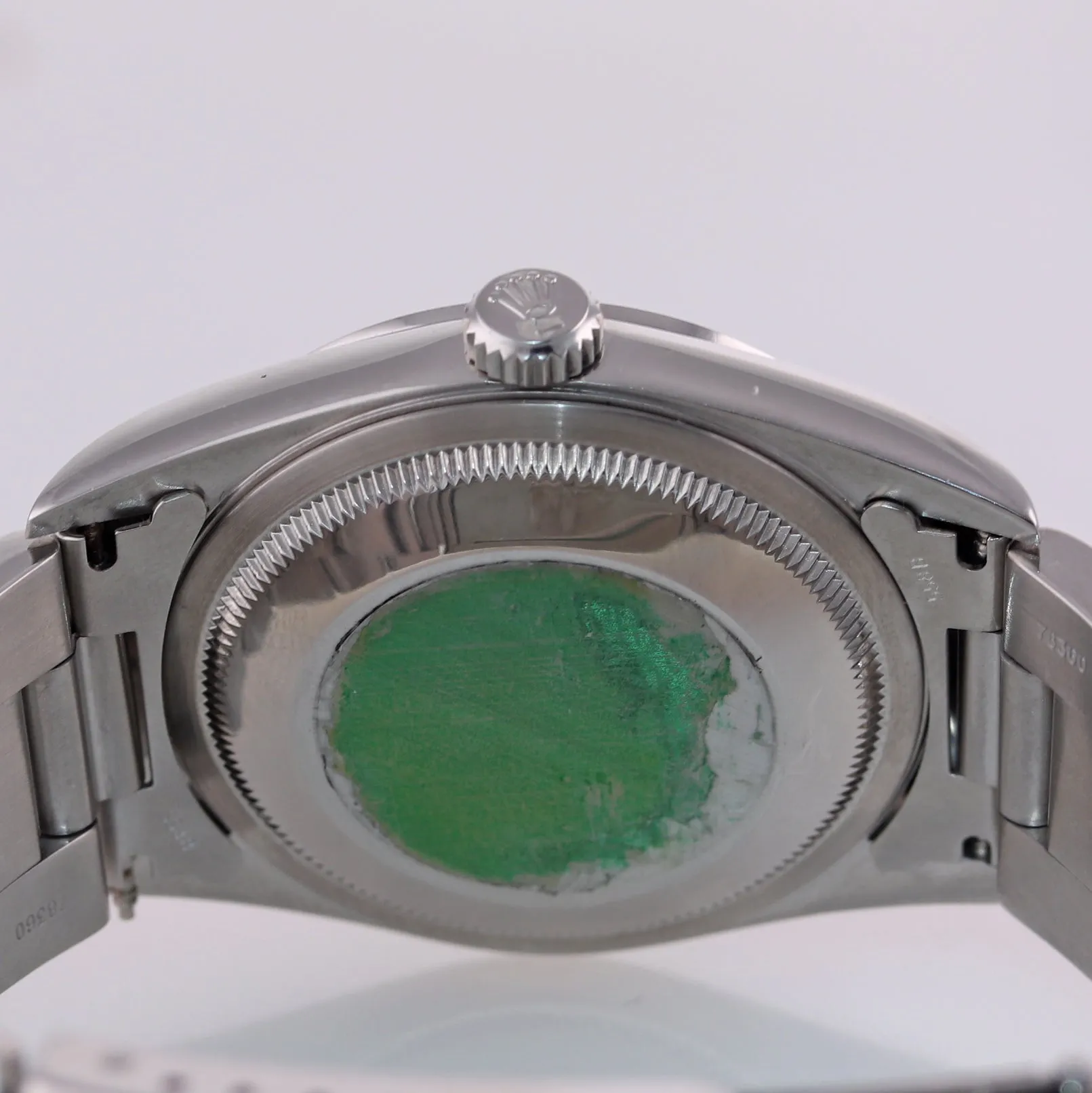 2002 MINT PAPERS Rolex DateJust 36mm 16200 Steel Silver Stick Oyster Watch Box