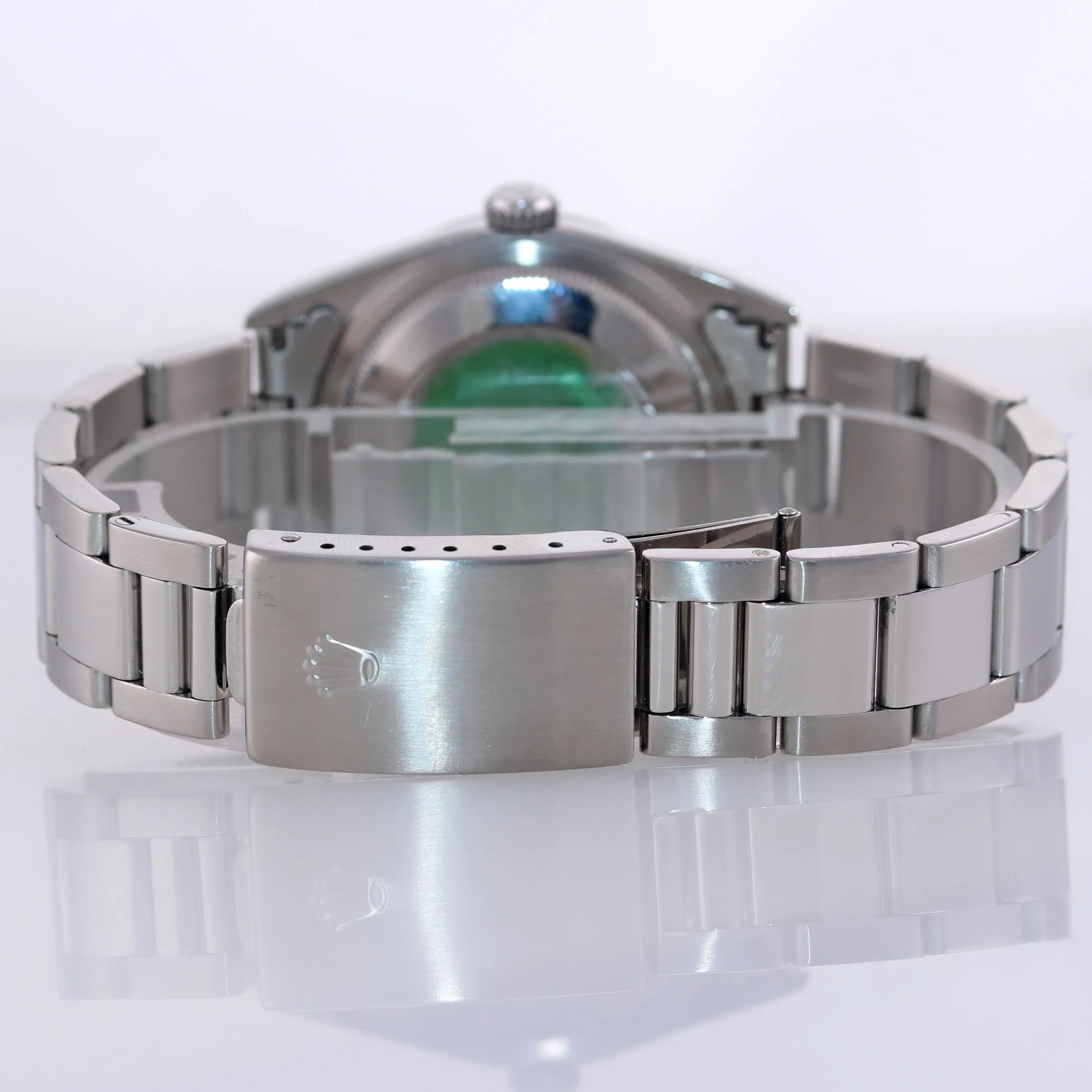 2002 MINT PAPERS Rolex DateJust 36mm 16200 Steel Silver Stick Oyster Watch Box