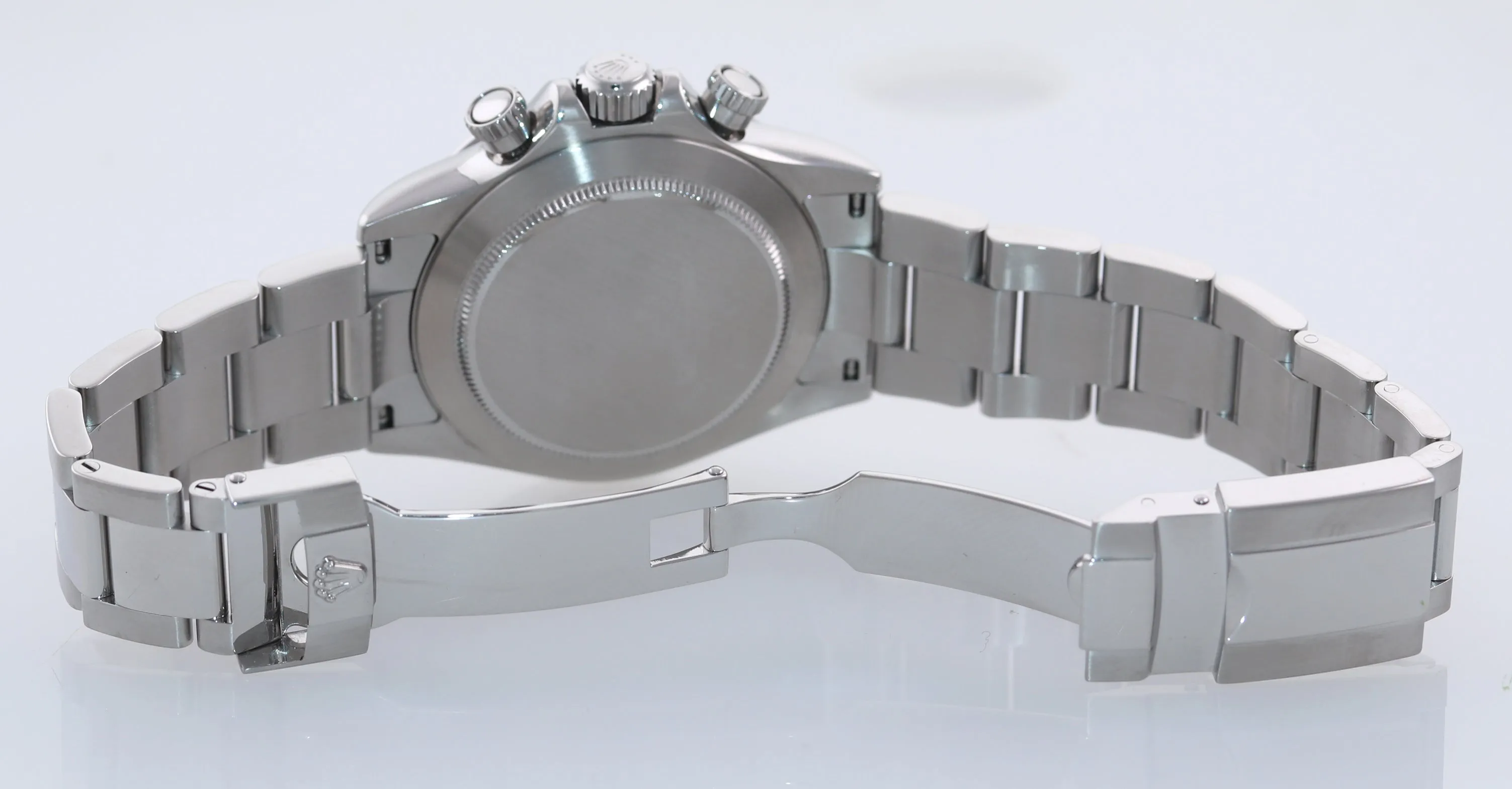 2007 MINT Rolex Daytona 116520 Black Steel 40mm Oyster Engraved Rehaut Watch Box