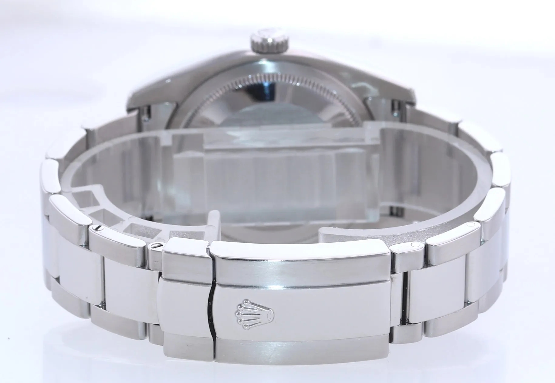 2007 Rolex DateJust Silver Tuxedo 116234 36mm Oyster Steel Watch Box