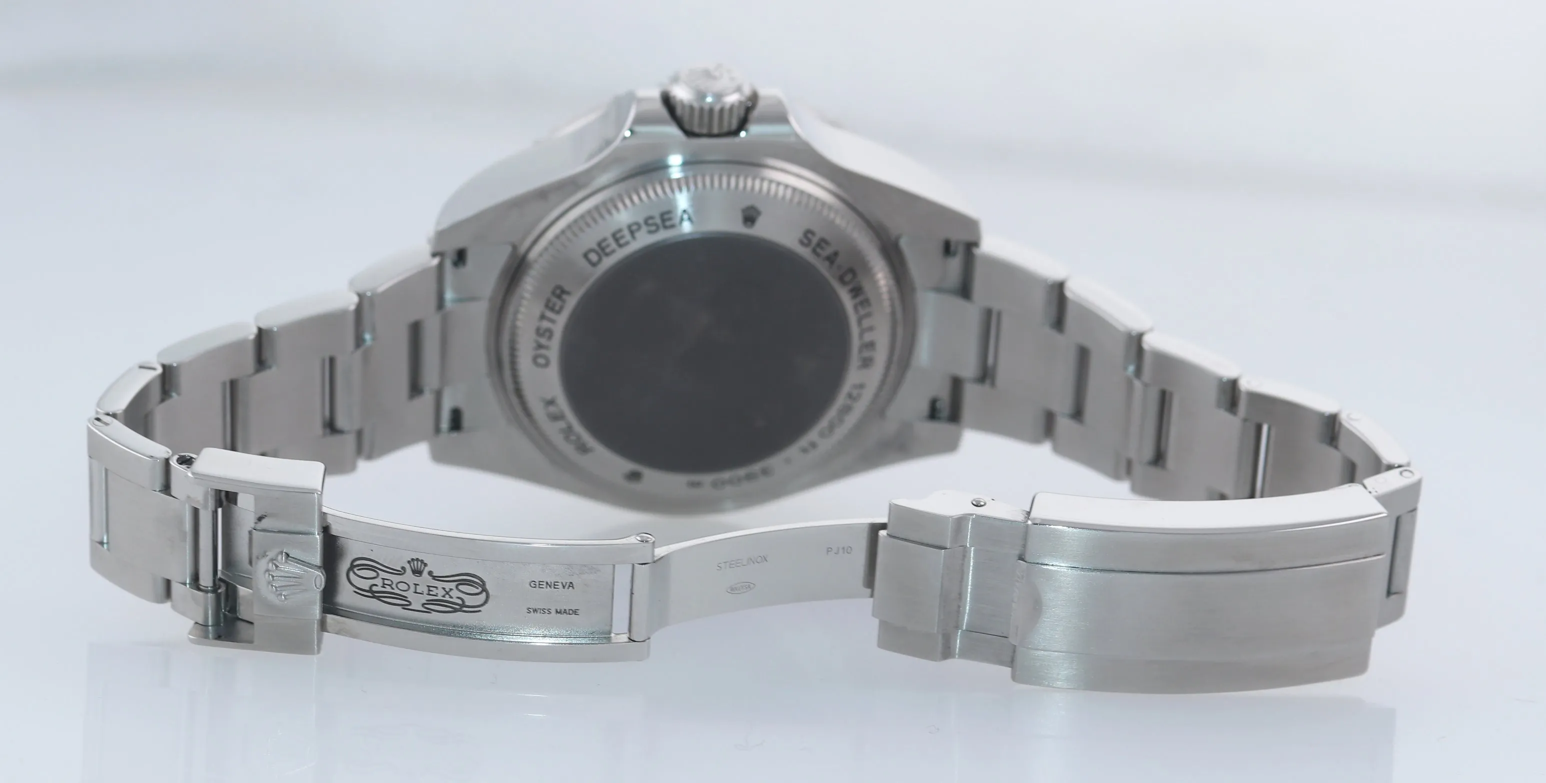 2010 PAPERS Rolex Sea-Dweller DEEPSEA 116660 Steel 44mm Black Ceramic Dive Watch