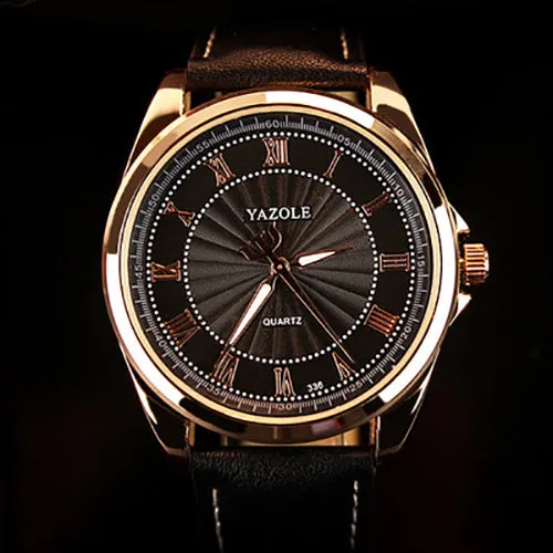 2016 Men Watch Top Brand Luxury Famous Wristwatches Male Clock Leather Wrist Watch Business Fashion Casual Dress Quartz Watches
