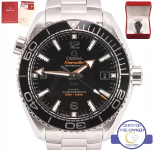 2016 MINT Omega Seamaster Planet Ocean 43.5mm 215.30.44.21.01.001 Ceramic Watch