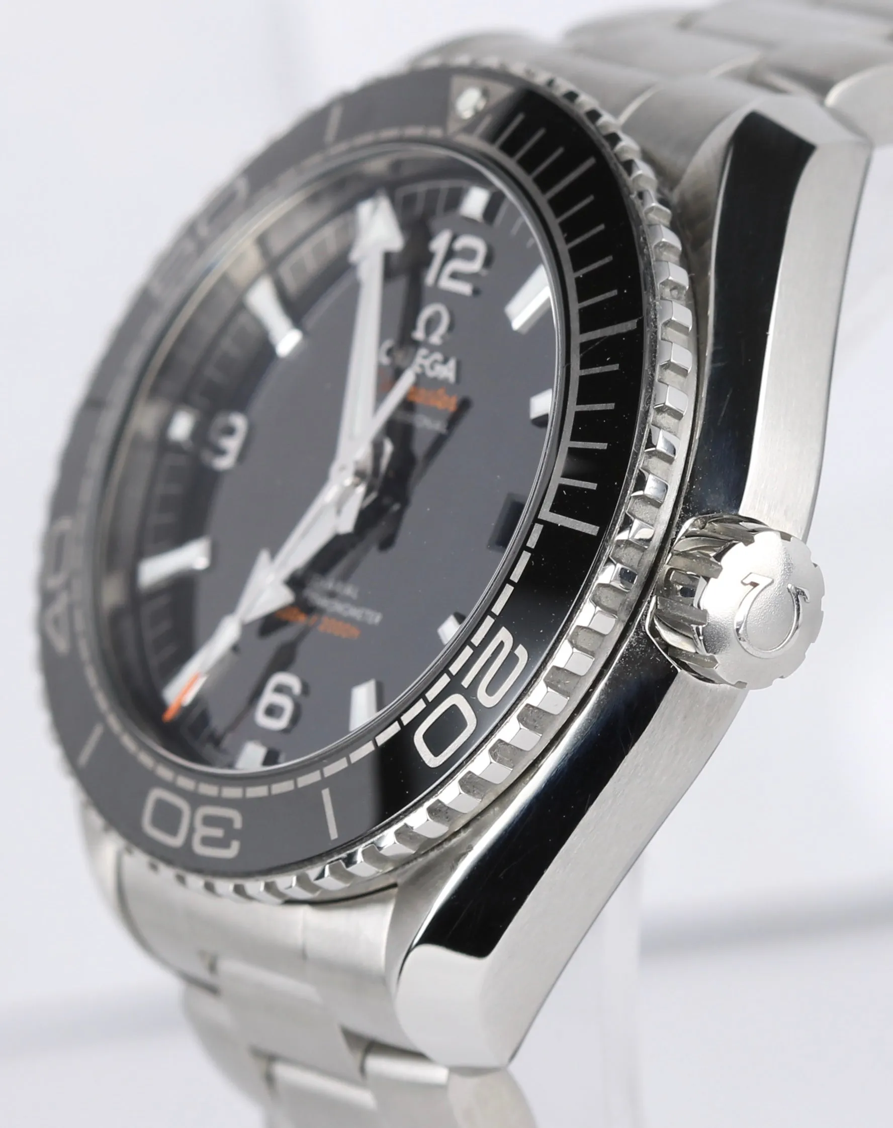 2016 MINT Omega Seamaster Planet Ocean 43.5mm 215.30.44.21.01.001 Ceramic Watch