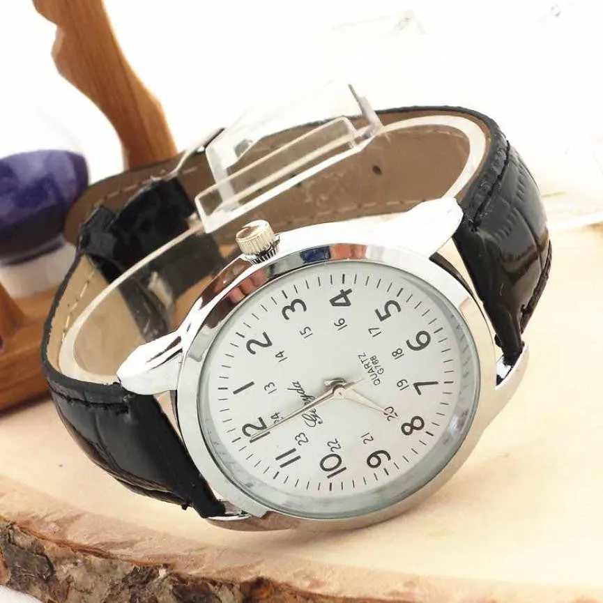 2017 mens fashion watches relojes hombre Elegant Analog Luxury geneva watches men PU Leather Strap Quartz Mens Wrist Watch
