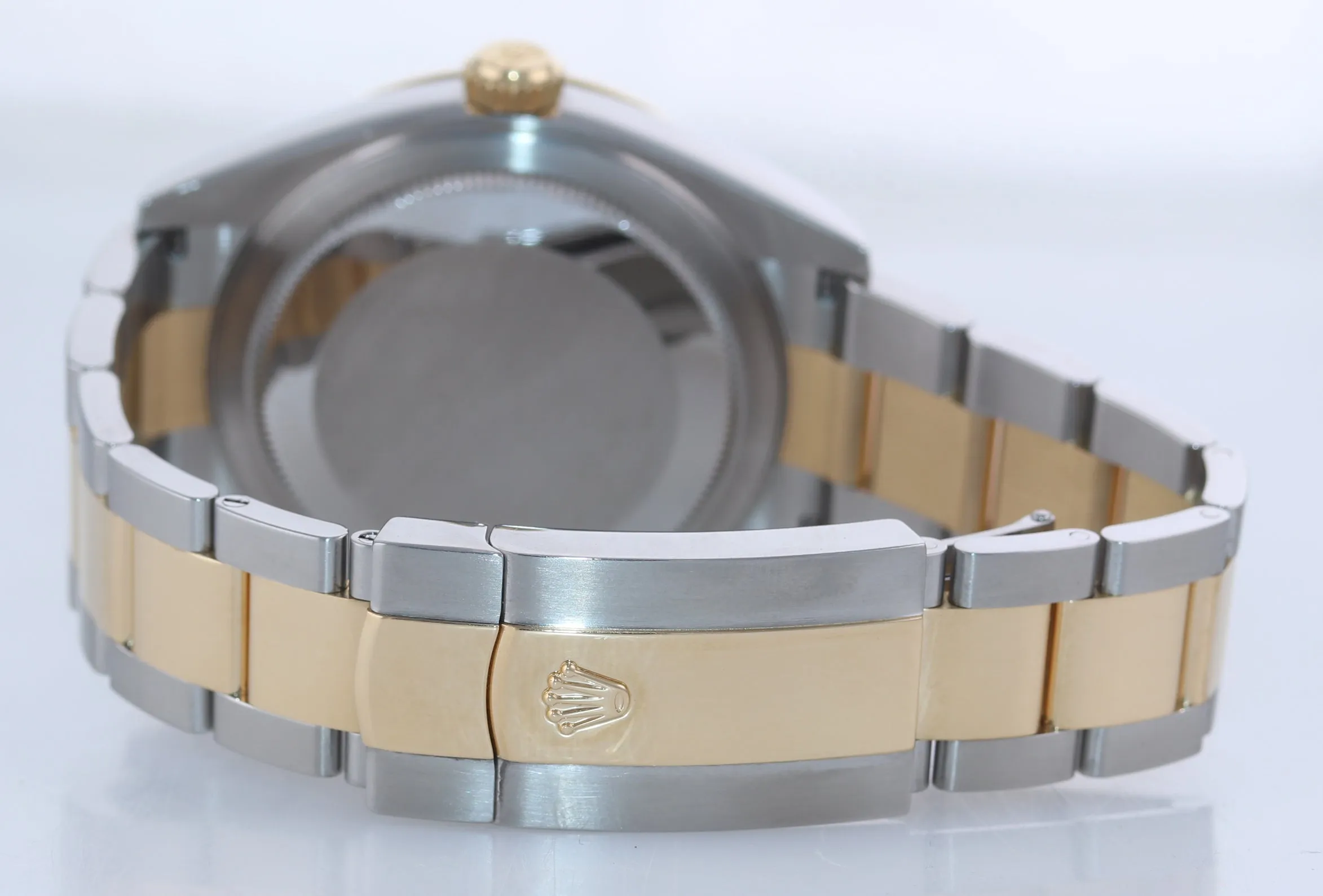 2018 PAPERS Rolex Sky-Dweller 326933 Black 18K Two Tone Gold Steel 42mm Watch