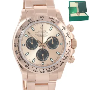 2018 Rolex Daytona Rose Gold 18k Pink Panda Dial 116505 Chrono Watch Box