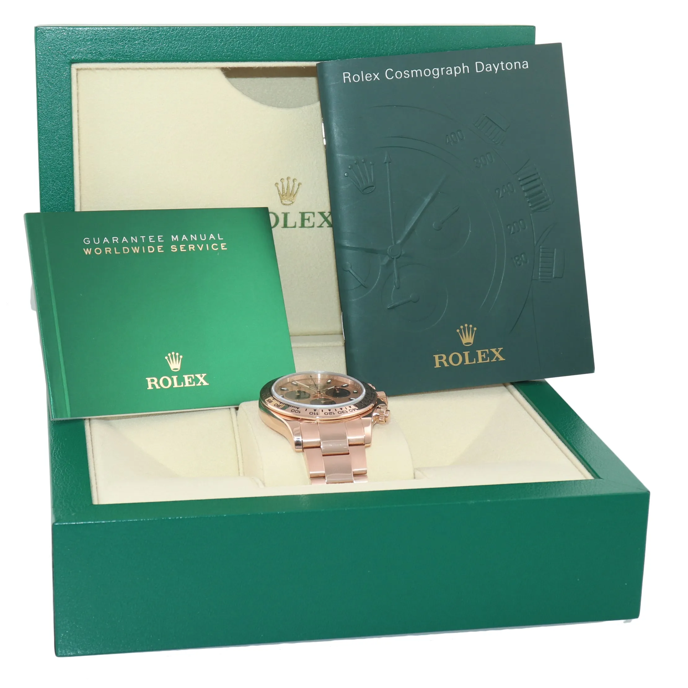 2018 Rolex Daytona Rose Gold 18k Pink Panda Dial 116505 Chrono Watch Box