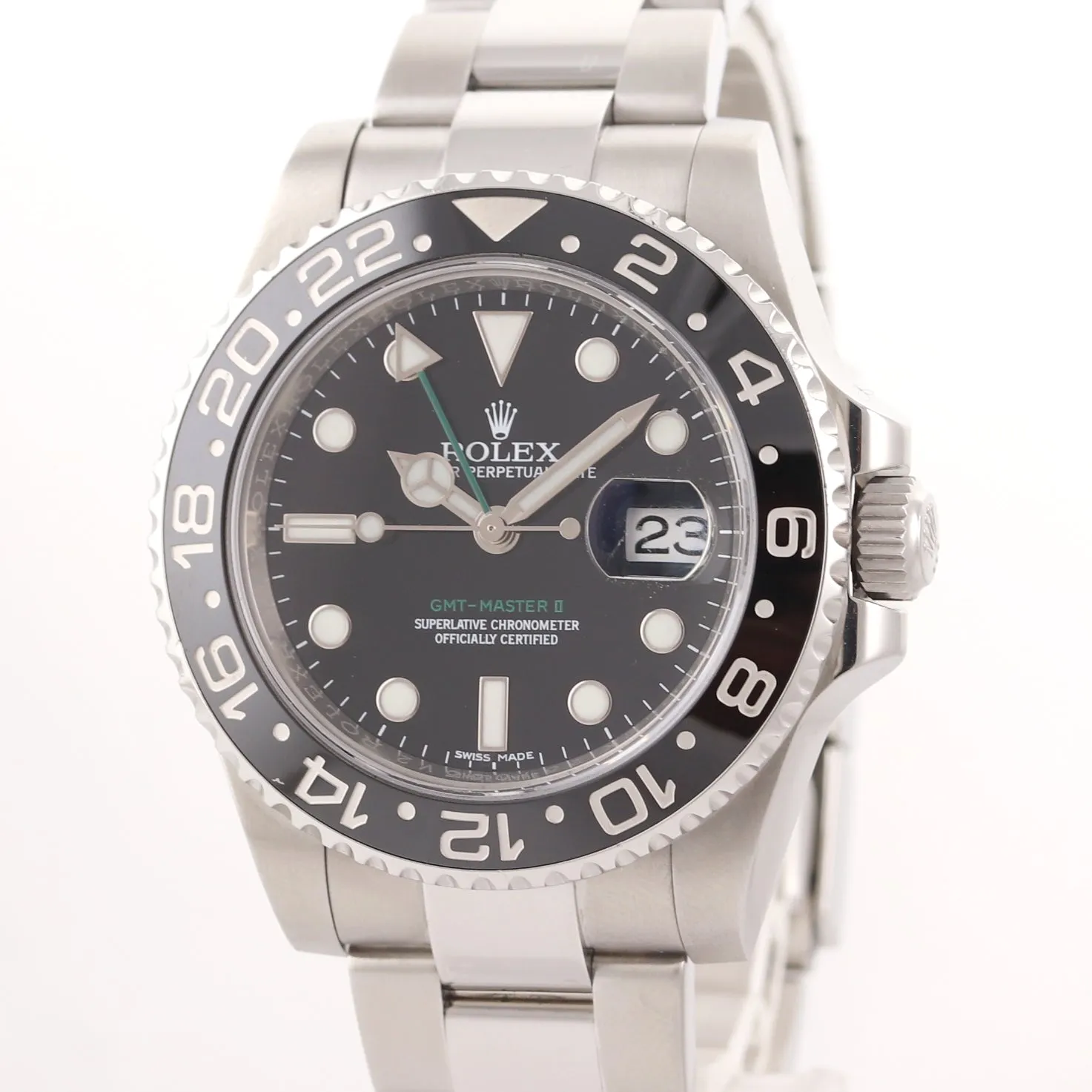 2018 Rolex GMT Master II 116710 Steel Ceramic Black Dial 40mm Watch Box