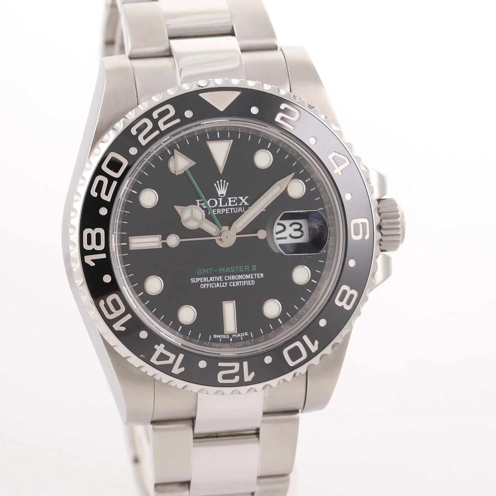 2018 Rolex GMT Master II 116710 Steel Ceramic Black Dial 40mm Watch Box