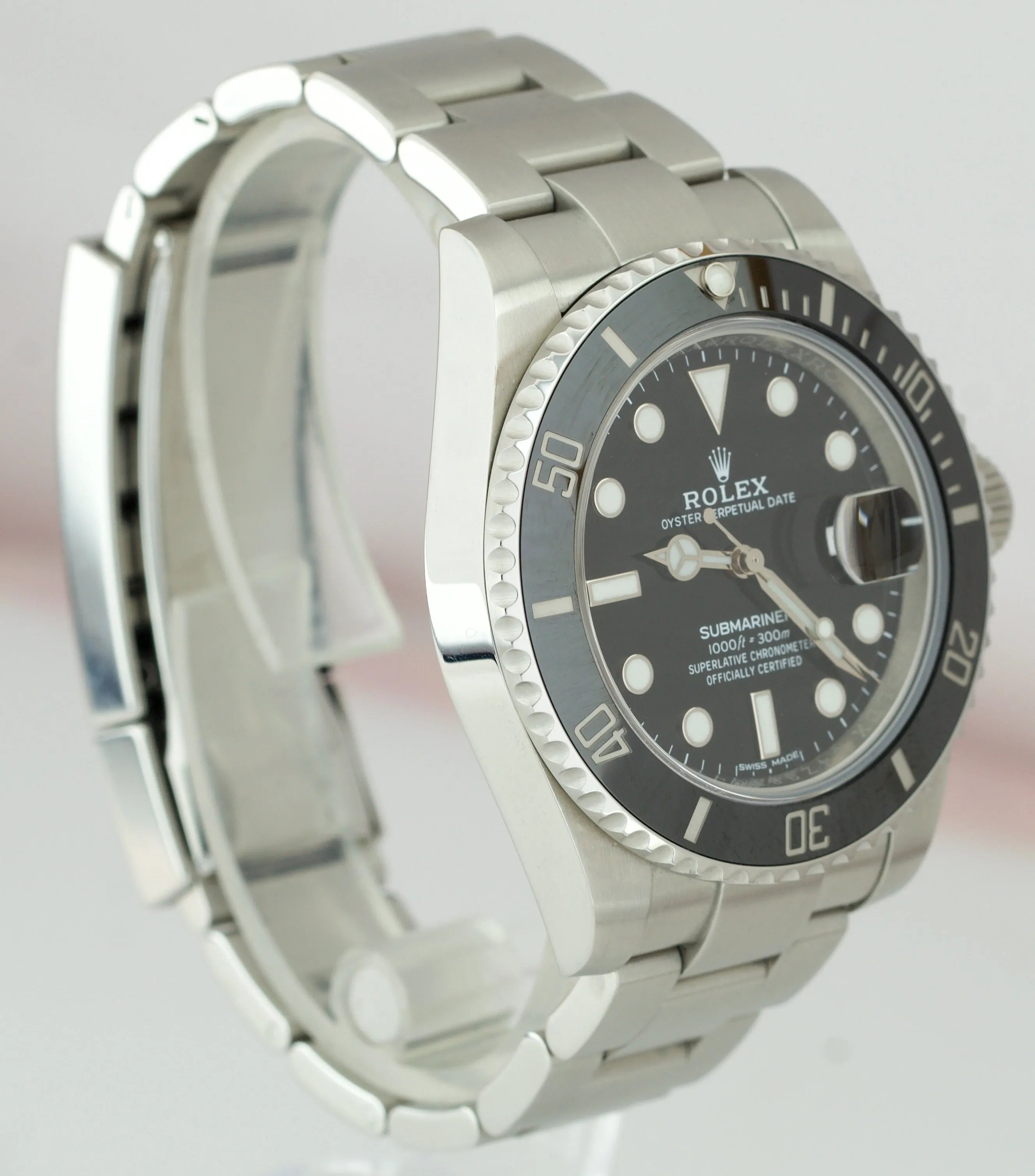 2018 Rolex Submariner Date 40mm Stainless Black Ceramic 116610 LN B P Watch