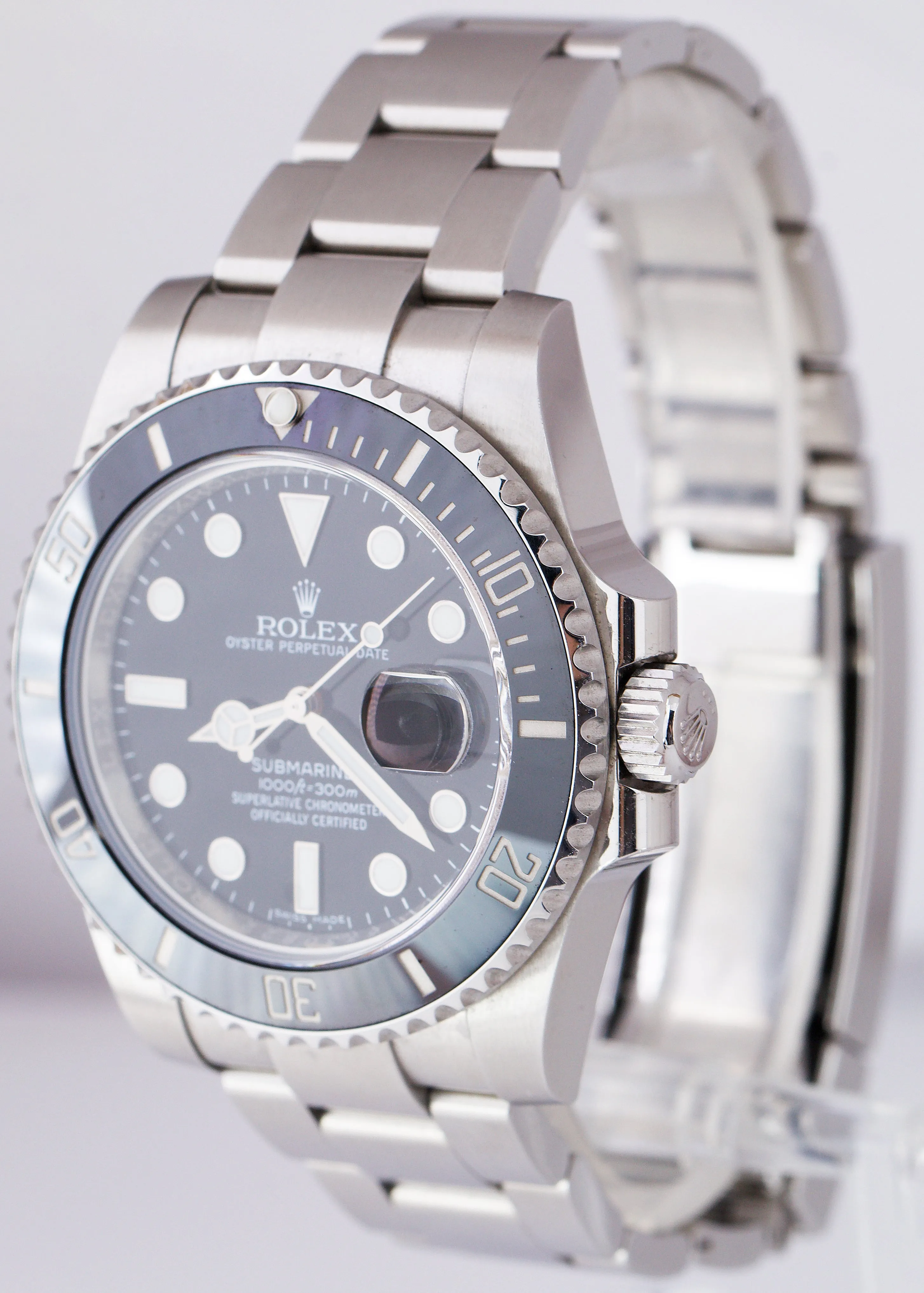 2018 Rolex Submariner Date 40mm Stainless Black Ceramic 116610 LN BP Watch