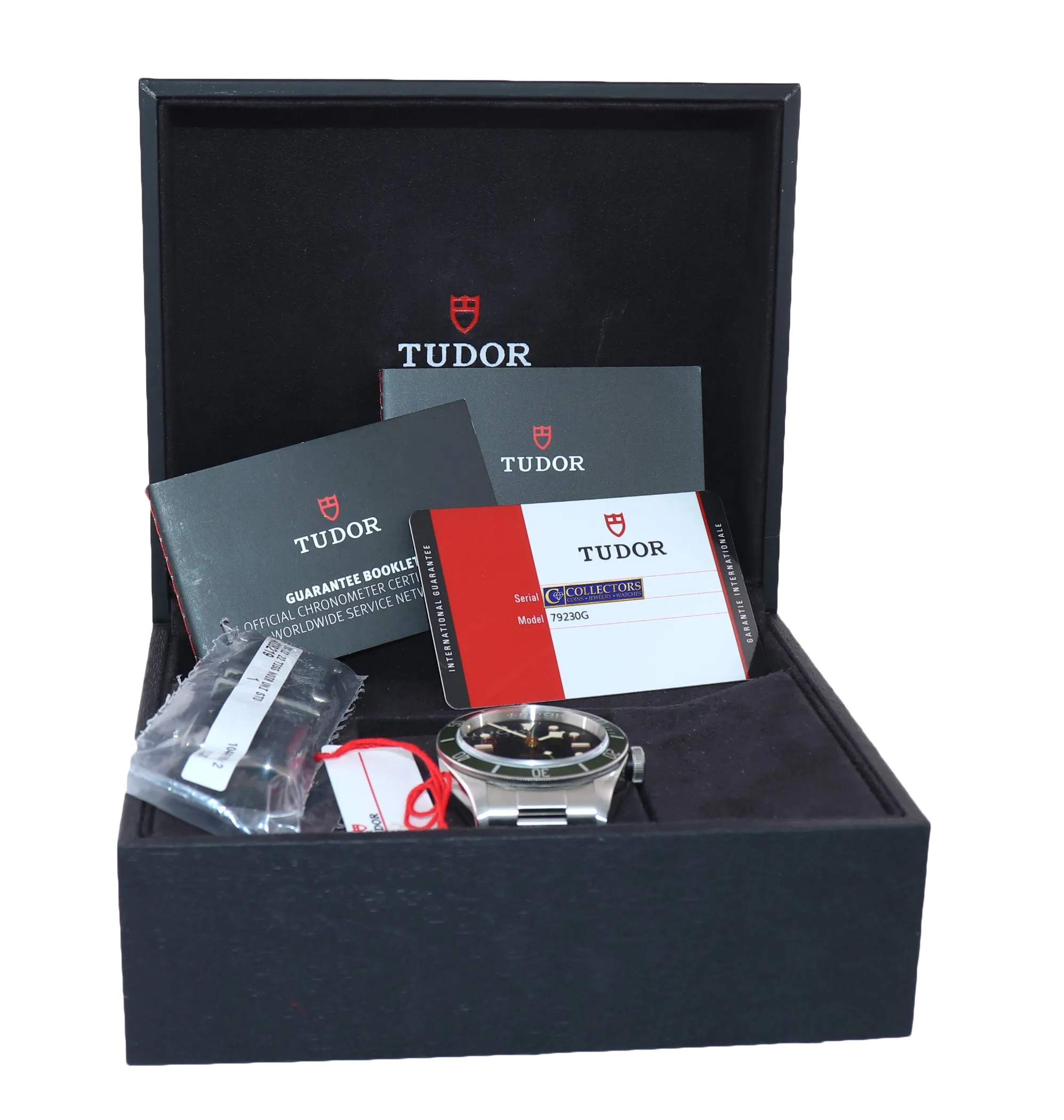 2018 UNWORN Tudor Black Bay Harrods Limited 79230G Steel Black Green Dive Watch