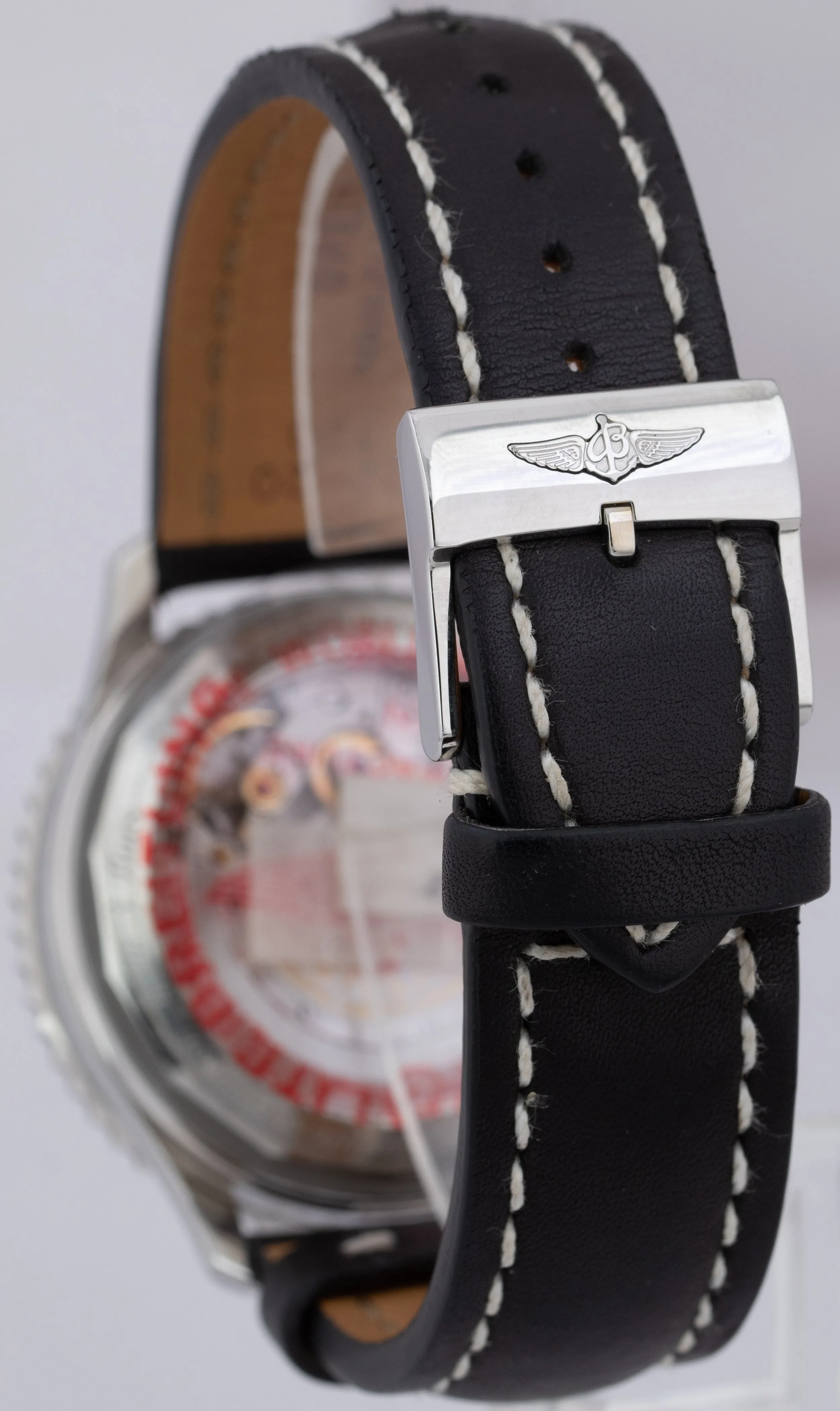 2019 Breitling Navitimer B01 Black 43mm AB012121 Chronograph Leather B P Watch