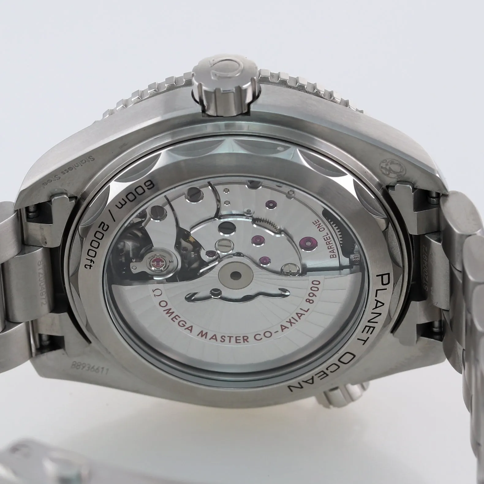 2019 MINT Omega Seamaster Planet Ocean 43.5mm 215.30.44.21.01.002 Ceramic Watch