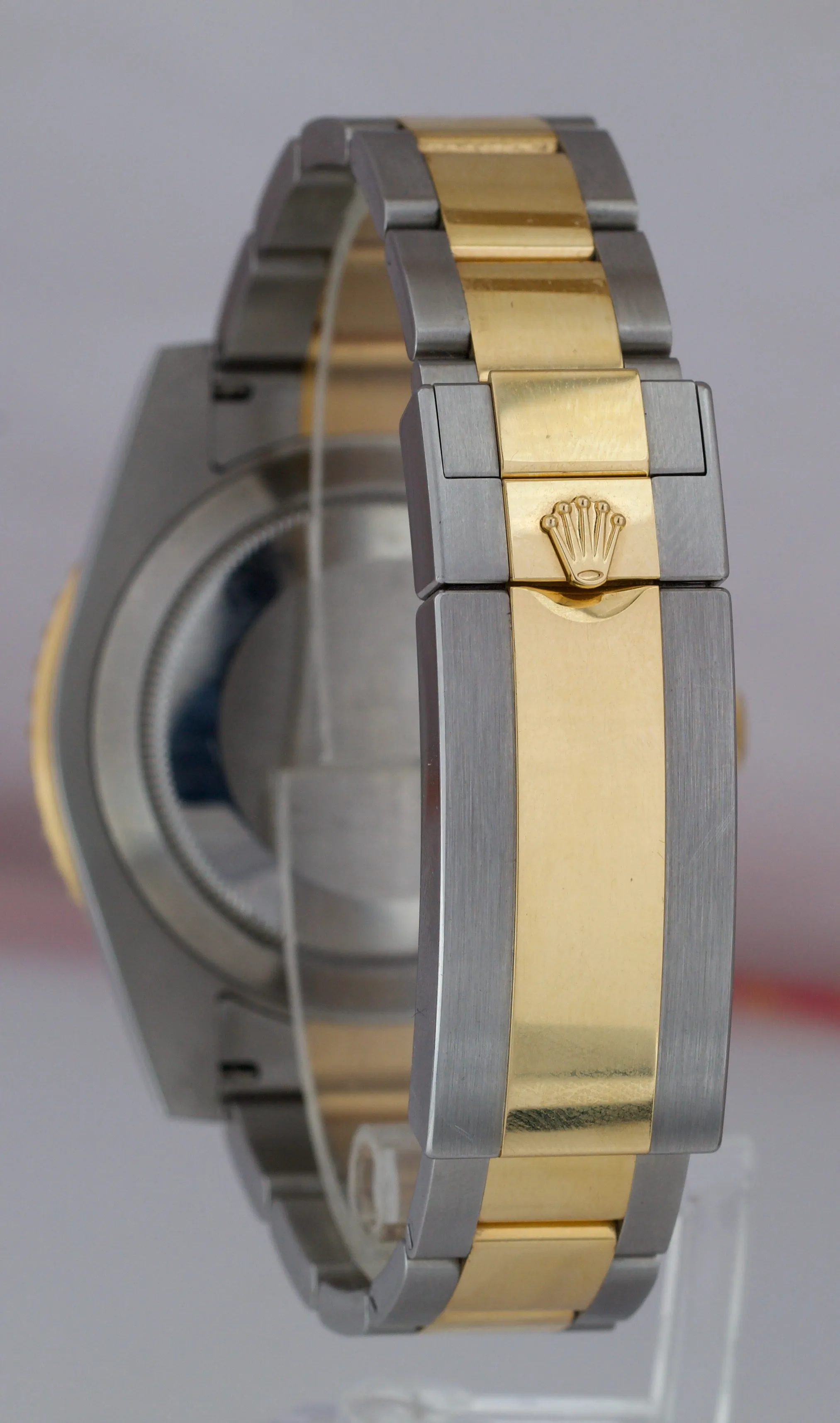 2019 Sunburst Rolex Submariner Ceramic 116613 LB Two-Tone Gold Blue Dive Watch