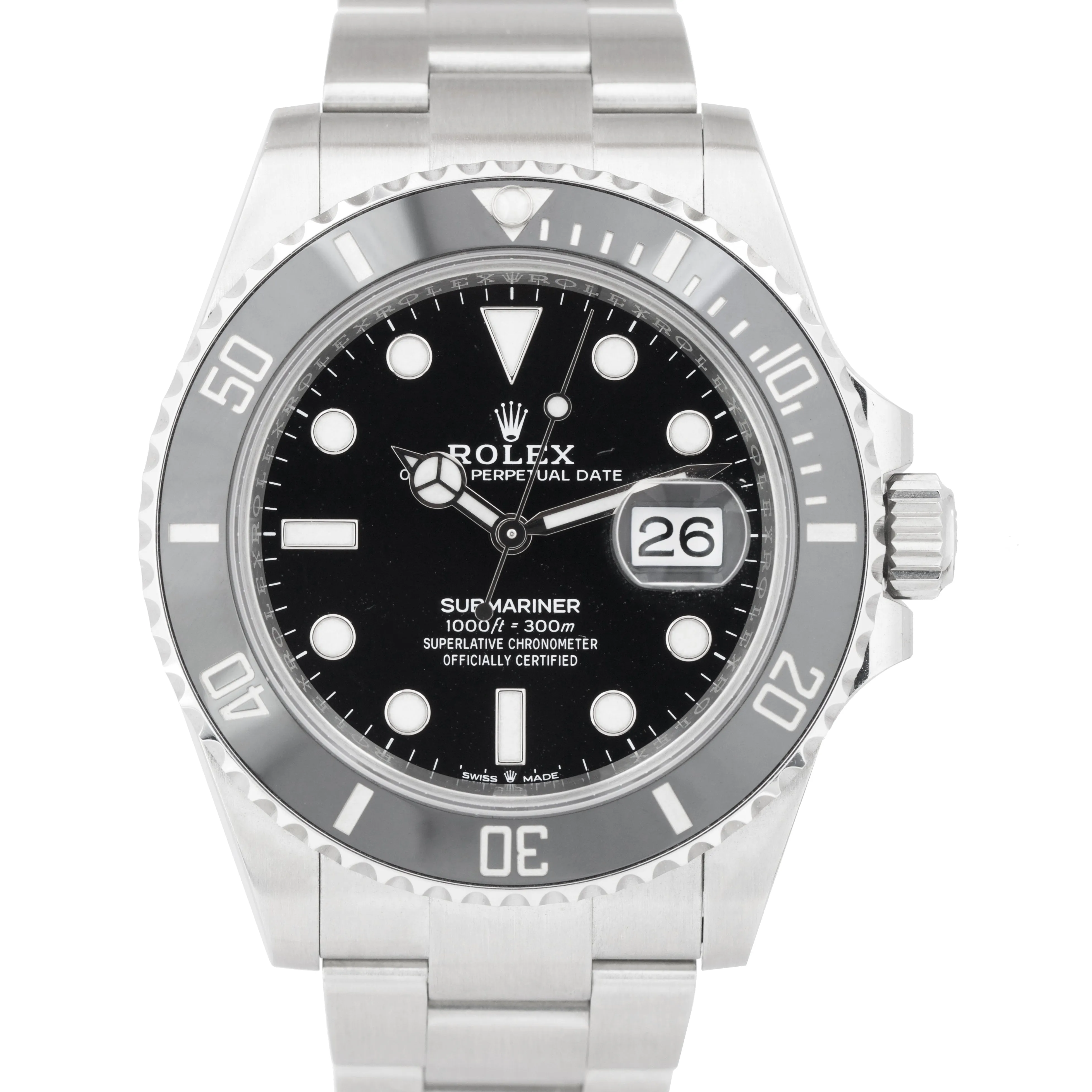 2020 Rolex Submariner 41mm Date Stainless Steel Black Ceramic Watch 126610 LN