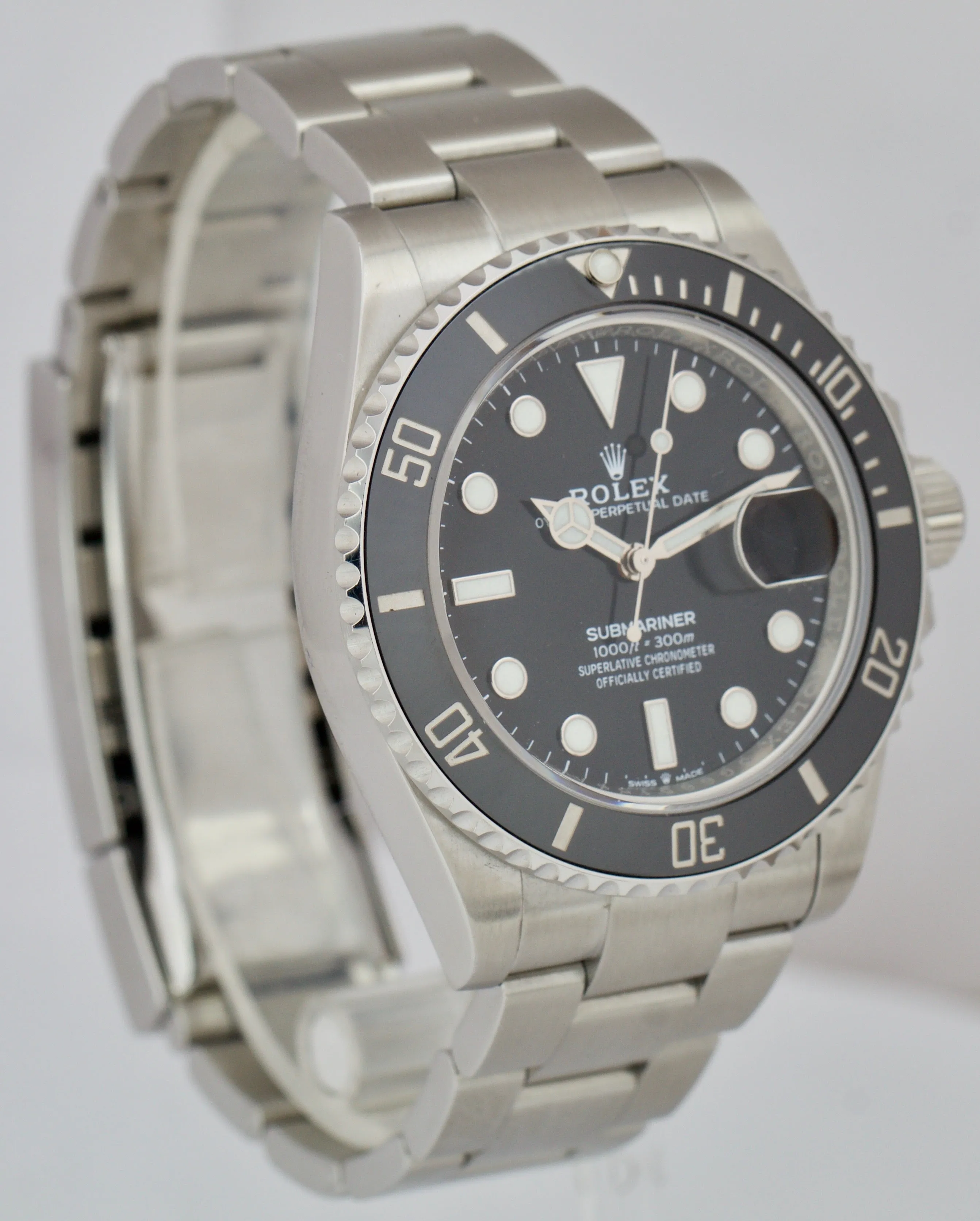 2020 Rolex Submariner 41mm Date Stainless Steel Black Ceramic Watch 126610 LN