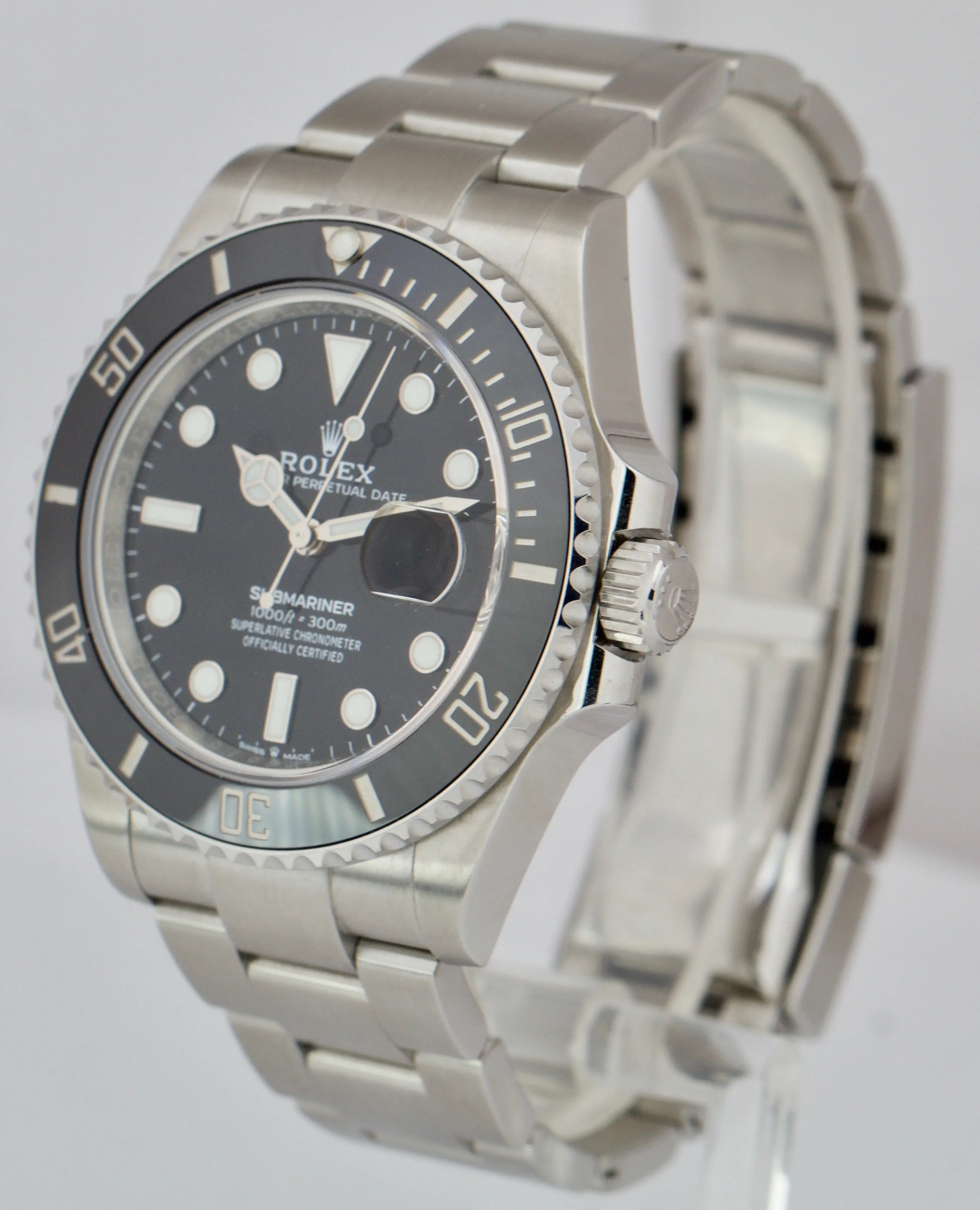 2020 Rolex Submariner 41mm Date Stainless Steel Black Ceramic Watch 126610 LN