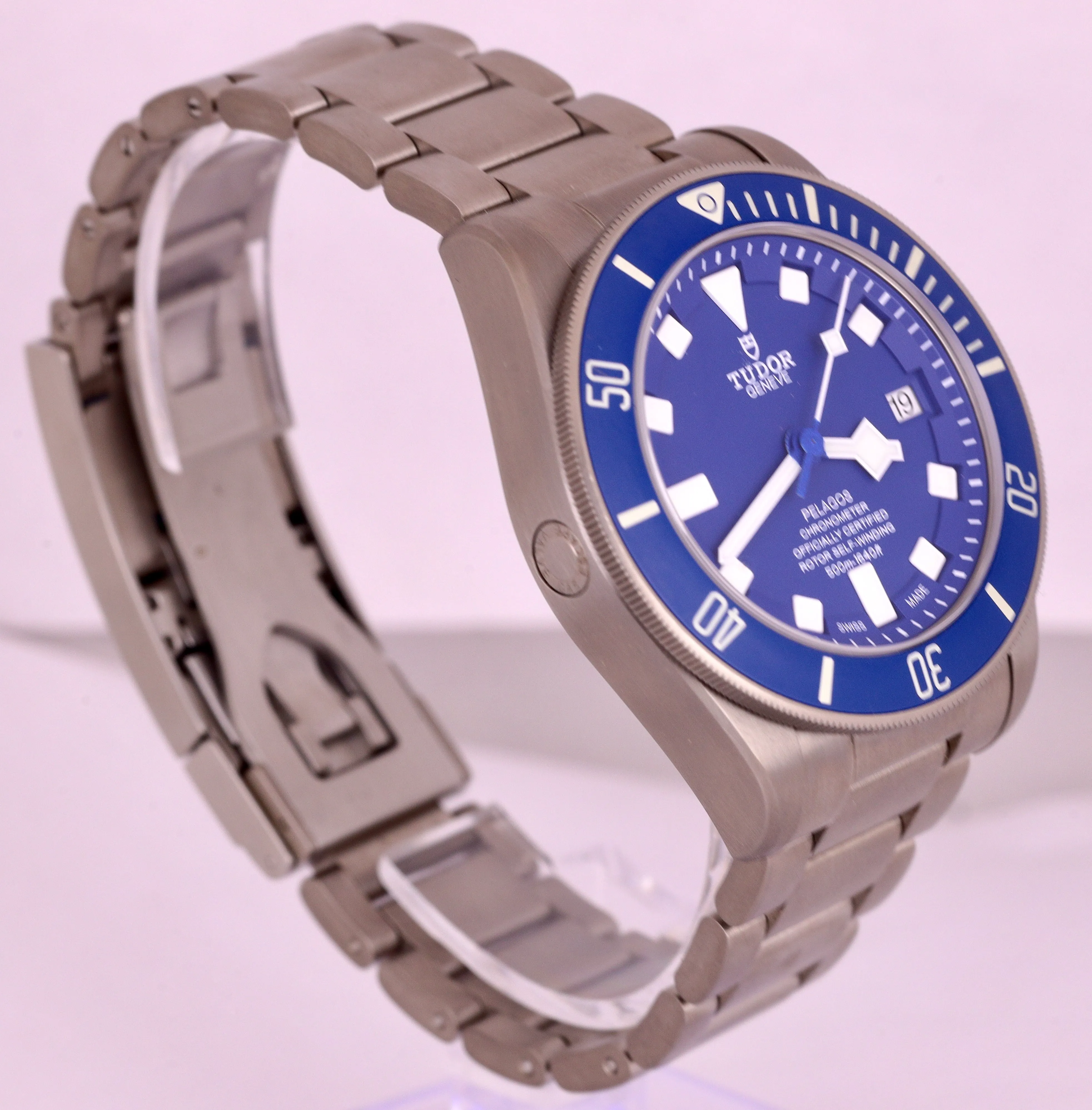 2020 Tudor Pelagos BLUE Titanium 42mm 25600 Auto 25600TB Dive Ceramic Watch