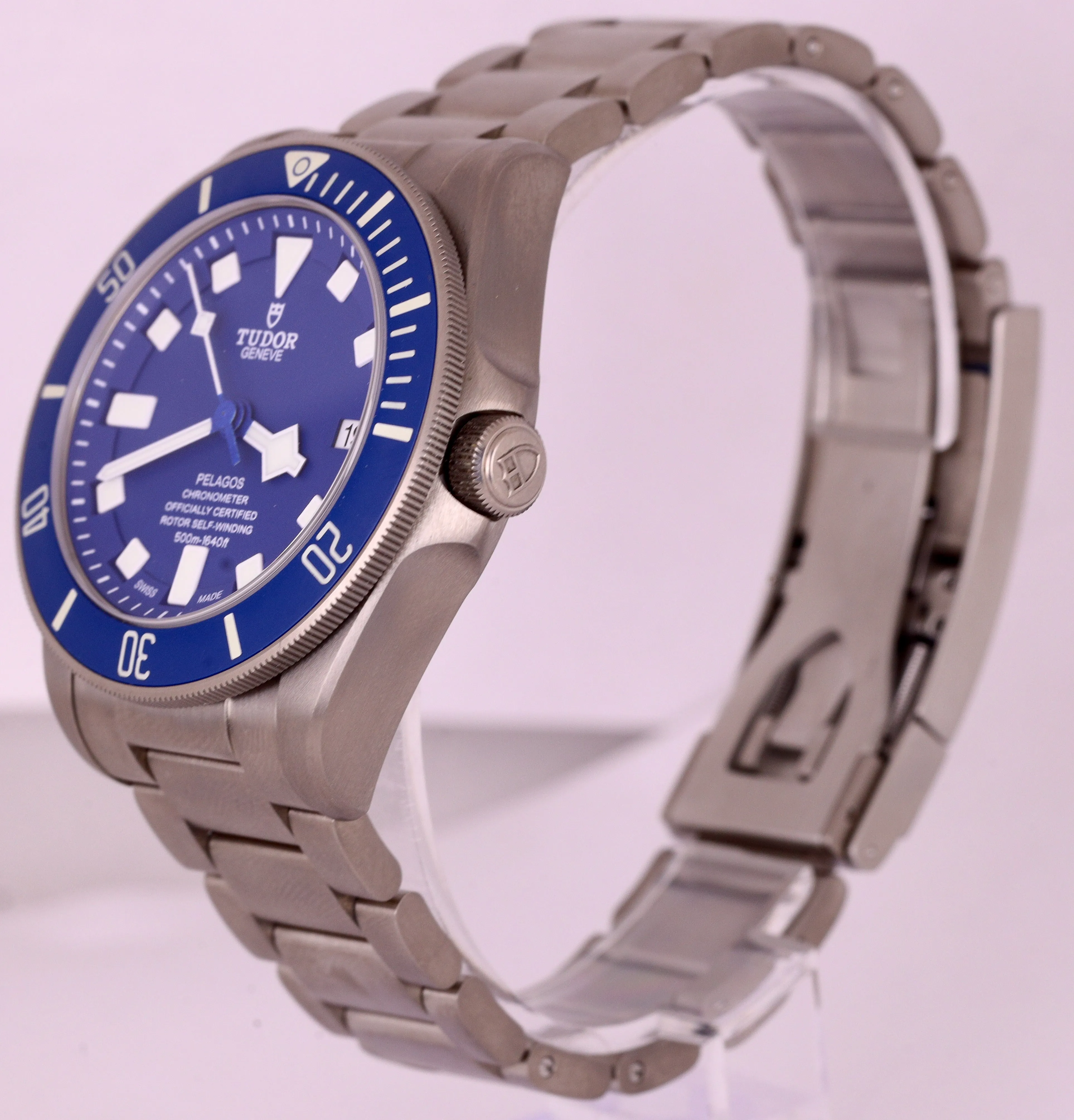 2020 Tudor Pelagos BLUE Titanium 42mm 25600 Auto 25600TB Dive Ceramic Watch