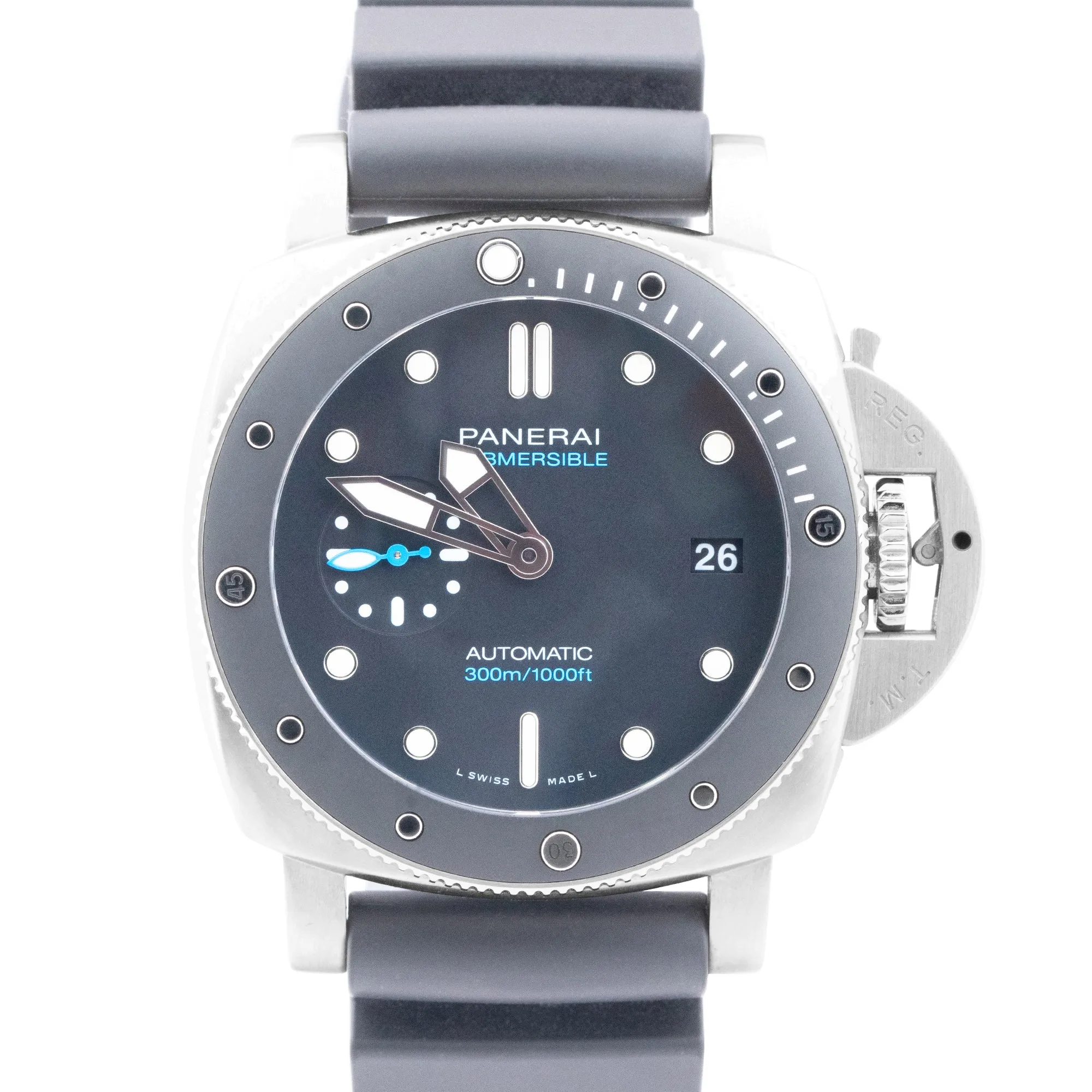 2021 Panerai Submersible PAM 683 Black Automatic 42mm Steel Watch PAM00683 B P
