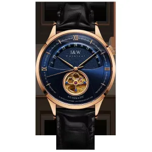 2022 Fashion Tourbillon Mechanical Watch Men Switzerland  MIYOTA Watch Automatic Sapphire Glass Waterproof Italy Cowhide Band