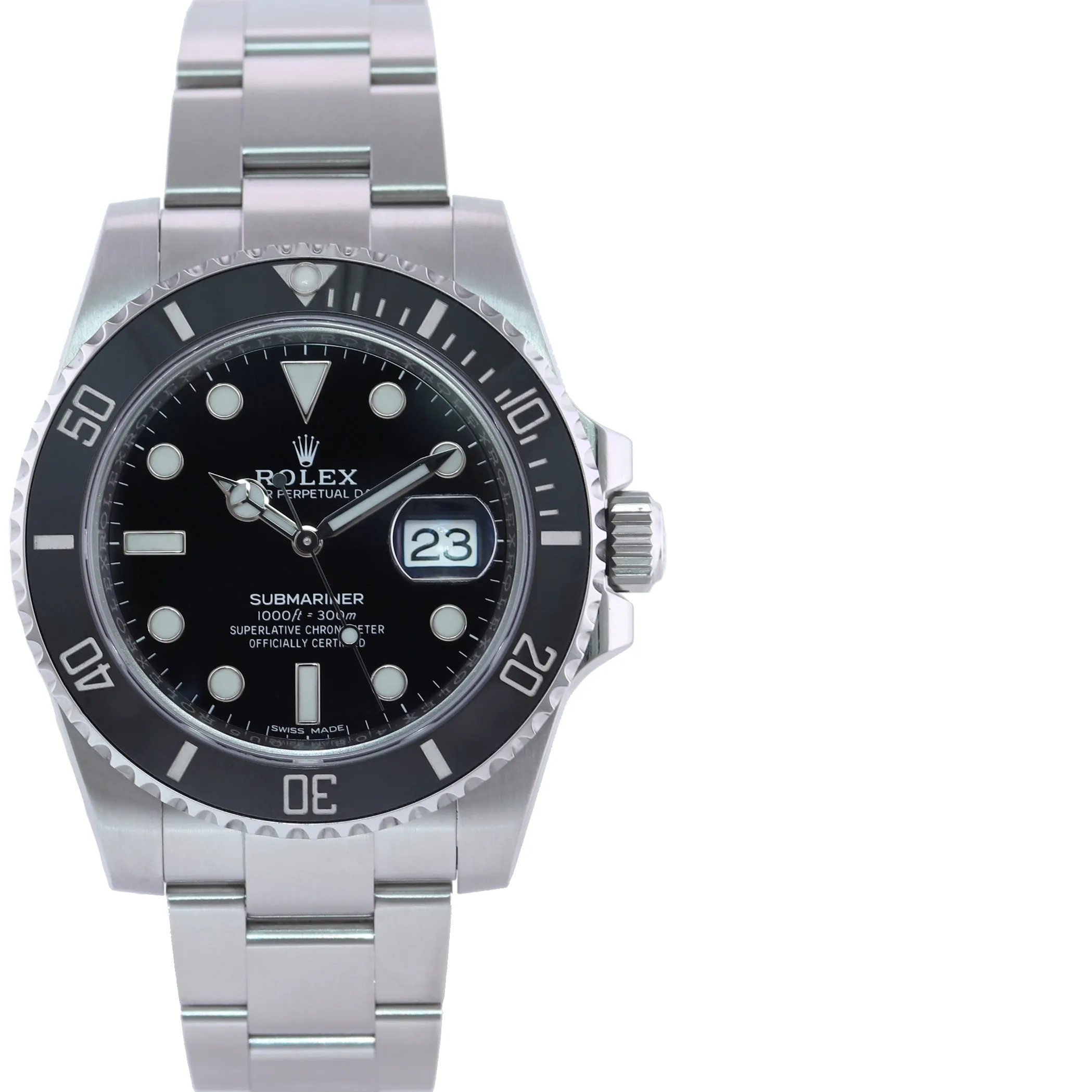 2022 RSC Rolex Submariner Date 116610 Steel Black Ceramic Bezel 40mm Watch Box