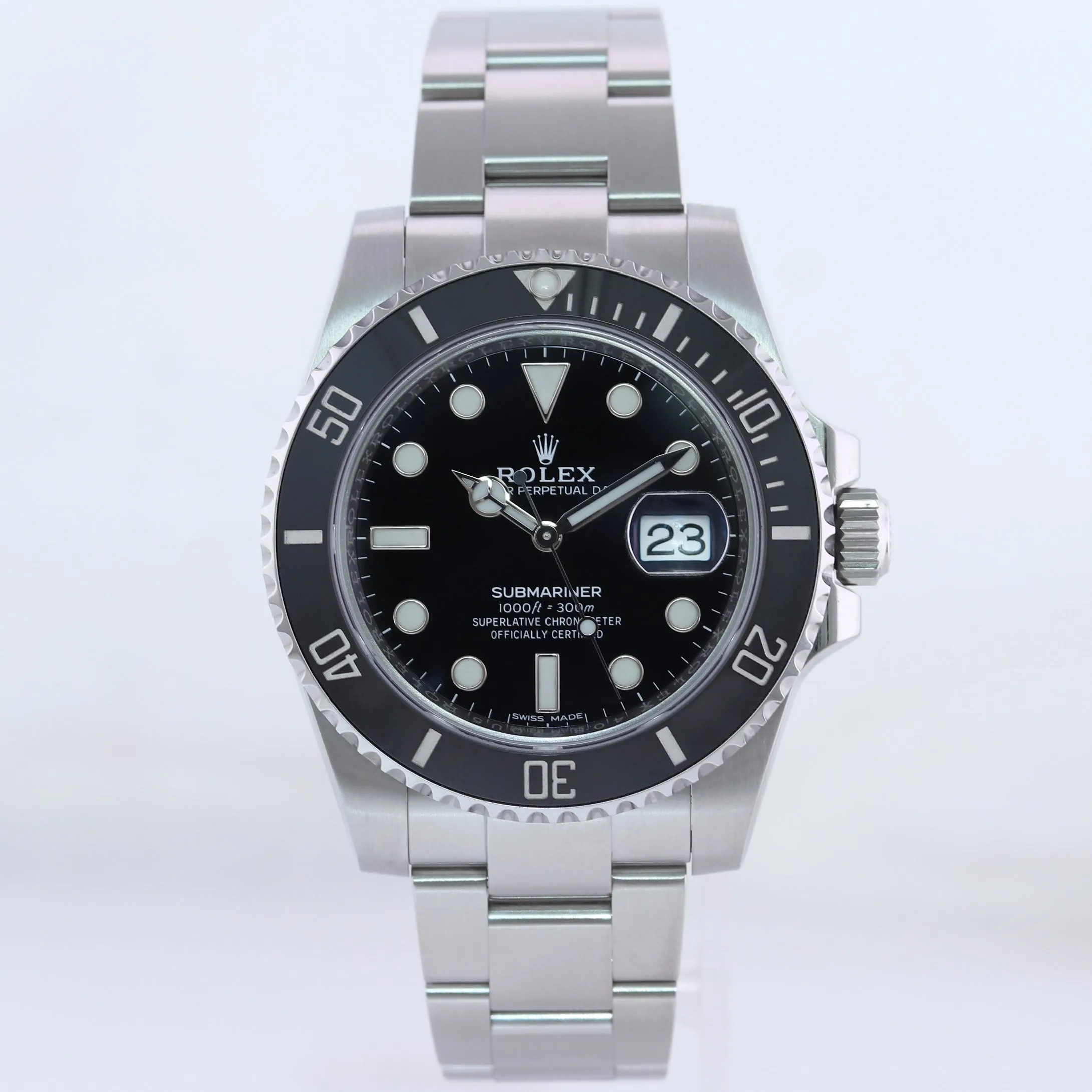 2022 RSC Rolex Submariner Date 116610 Steel Black Ceramic Bezel 40mm Watch Box