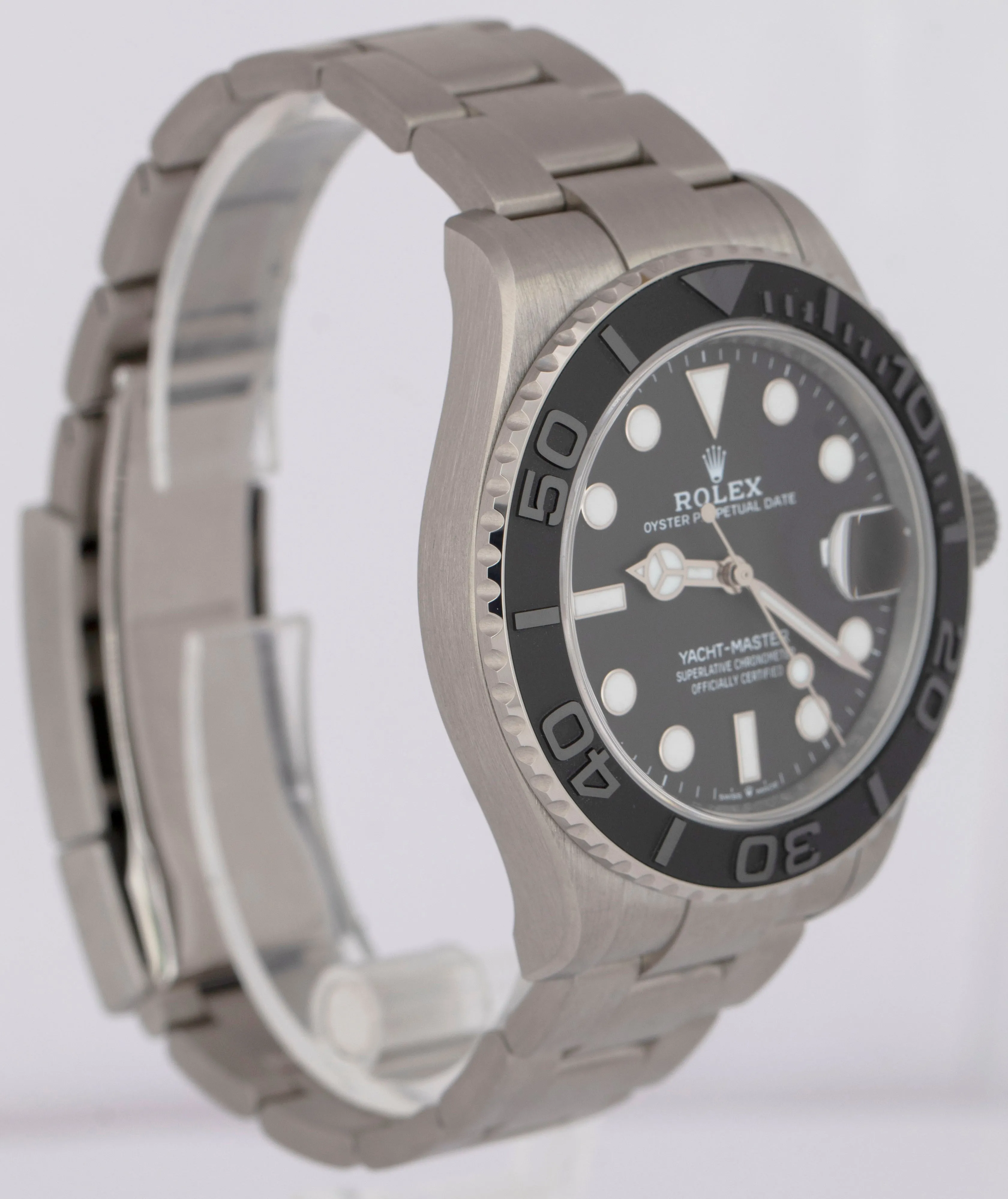 2024 PAPERS Rolex Yacht-Master TITANIUM 226627 Black Ceramic 42mm Dive Watch BOX