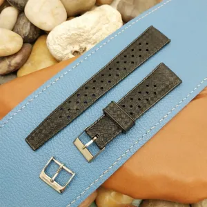 20mm Skindiver Perforated Tropical Classic Unused nos 1960s Vintage Watch Band