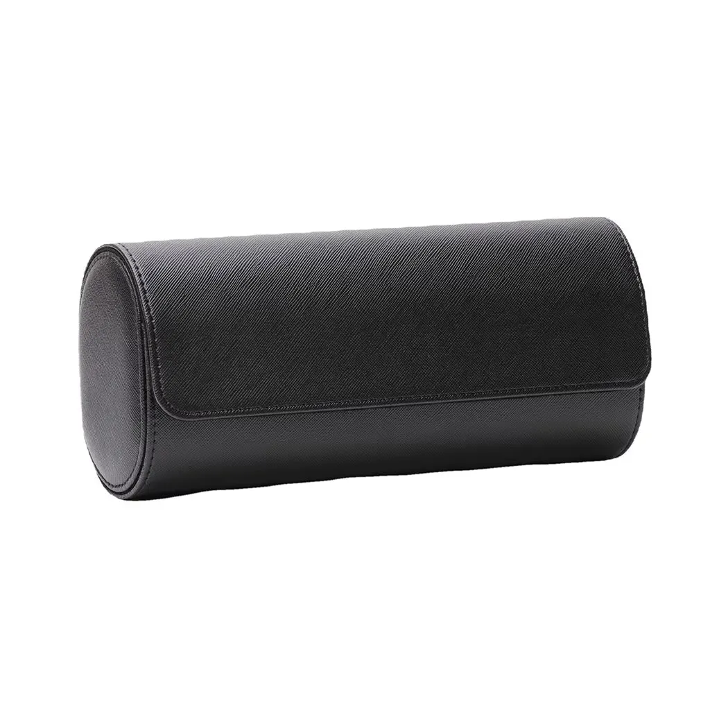 3 Slots Watch Box PU Leather Watch Roll Case Chic Display Travel Wrist Jewelry Storage Organizer Pouch Detachable Bracket Holder