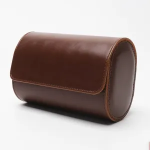 3 Slots Watch Box PU Leather Watch Roll Case Chic Display Travel Wrist Jewelry Storage Organizer Pouch Detachable Bracket Holder