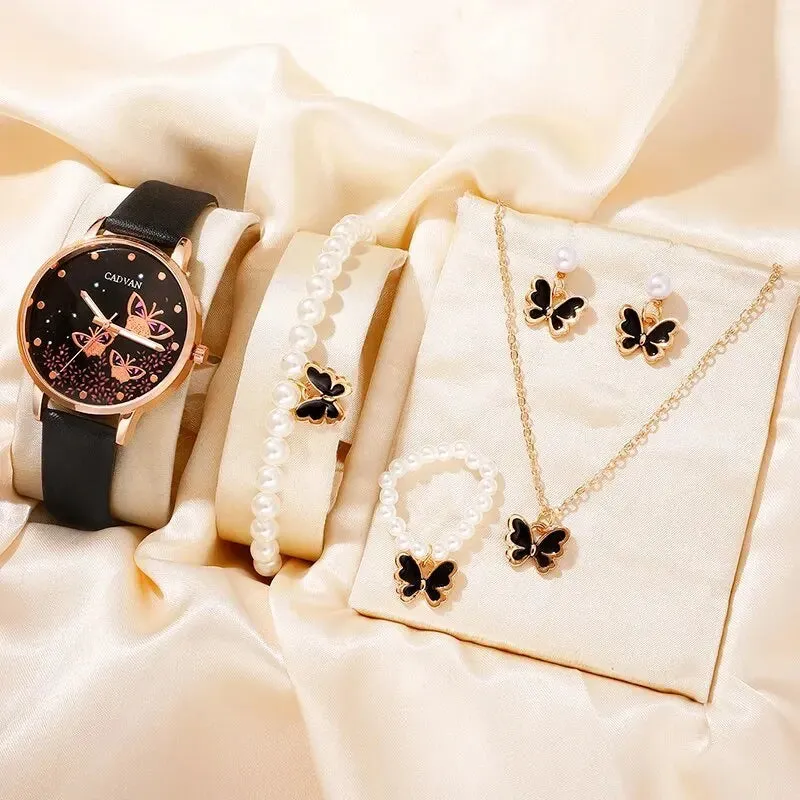 6-Piece Women's Watch Set with Exquisite Style