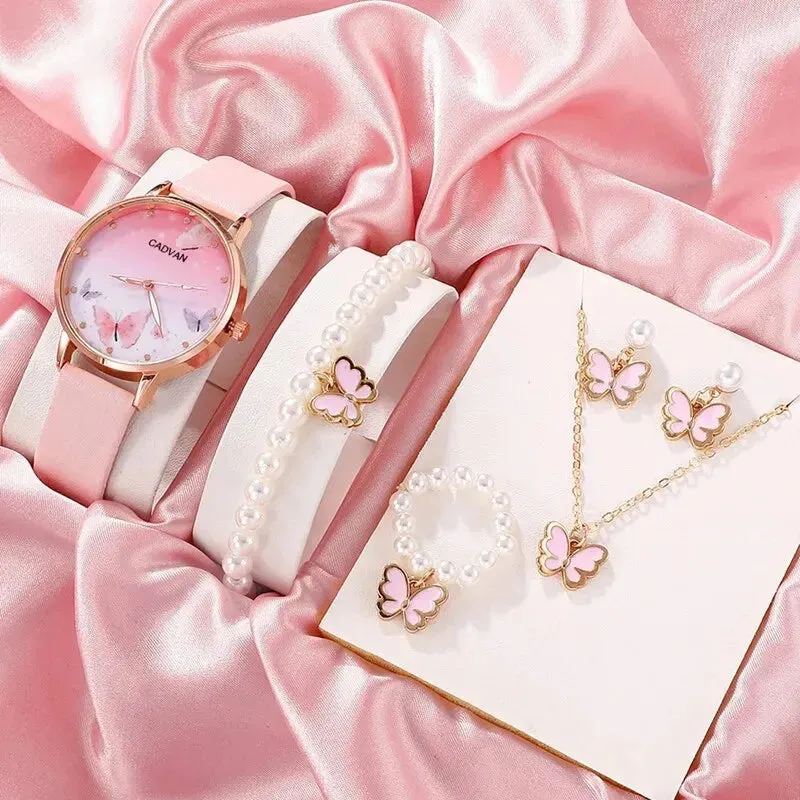 6-Piece Women's Watch Set with Exquisite Style