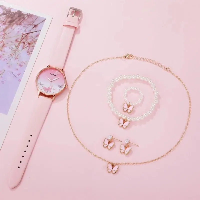 6-Piece Women's Watch Set with Exquisite Style