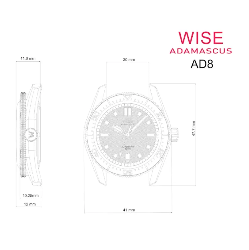 ADAMASCUS AD861A Stainless 904L