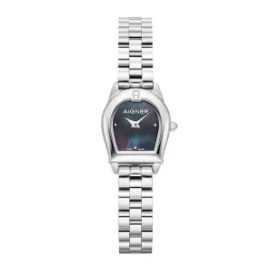 Aigner Molfetta Women's Black MOP Dial Stainless Steel Watch