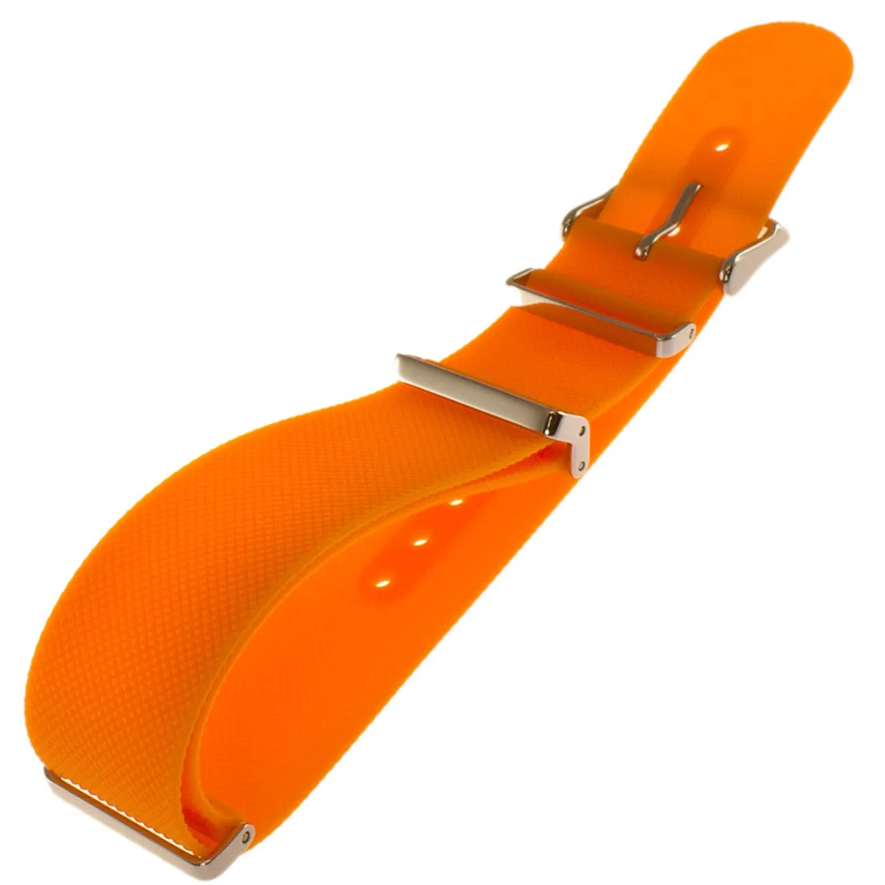 Amazing! NATO Style, Ultra Slim Silicone Strap, Black, Yellow, Blue or Orange from Armourlite