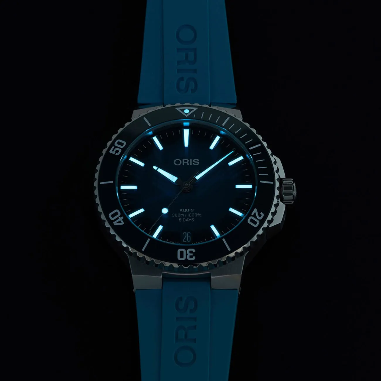 AQUIS DATE CALIBRE 400 - BLUE