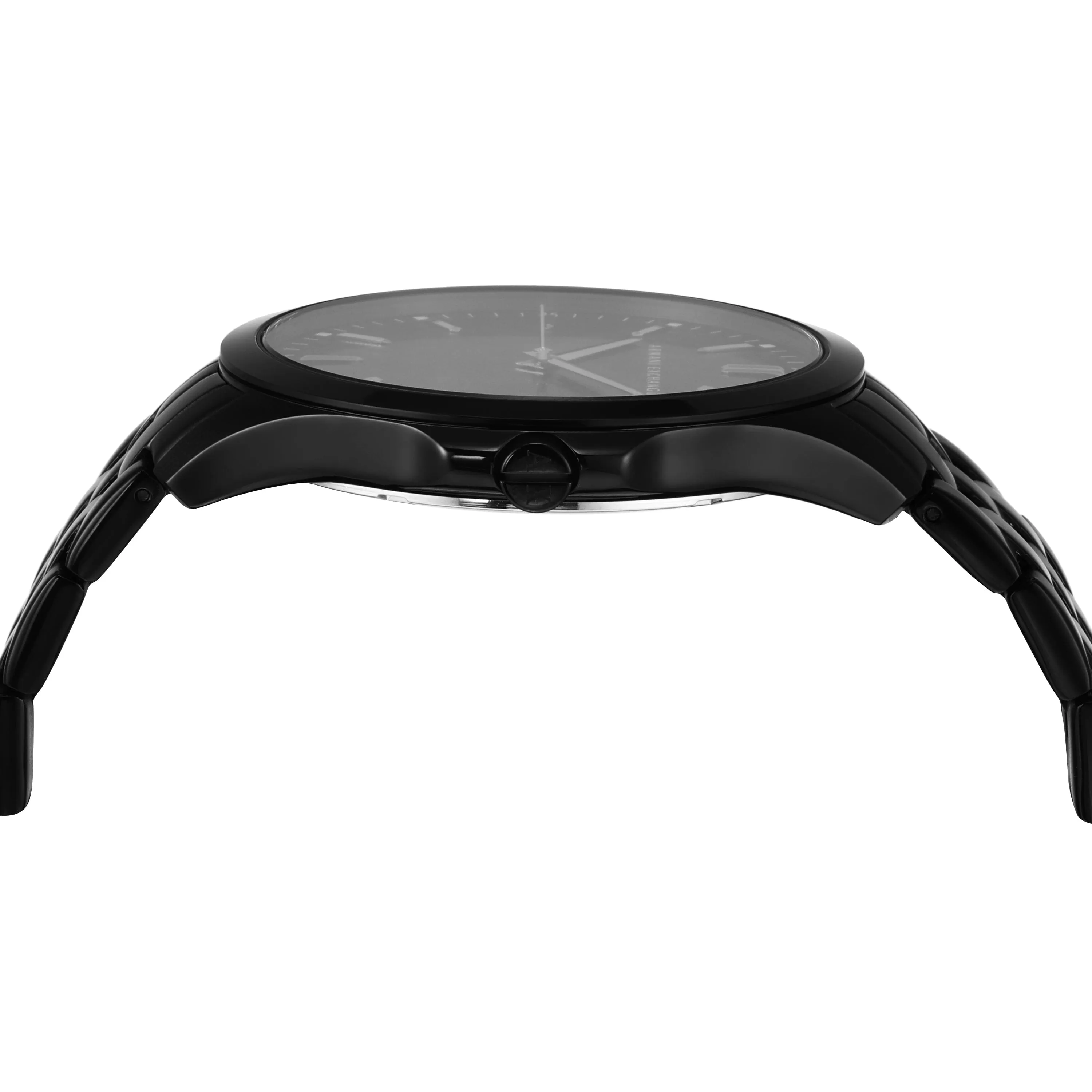 Armani Exchange Men's Black Face Black Band Watch AX2144