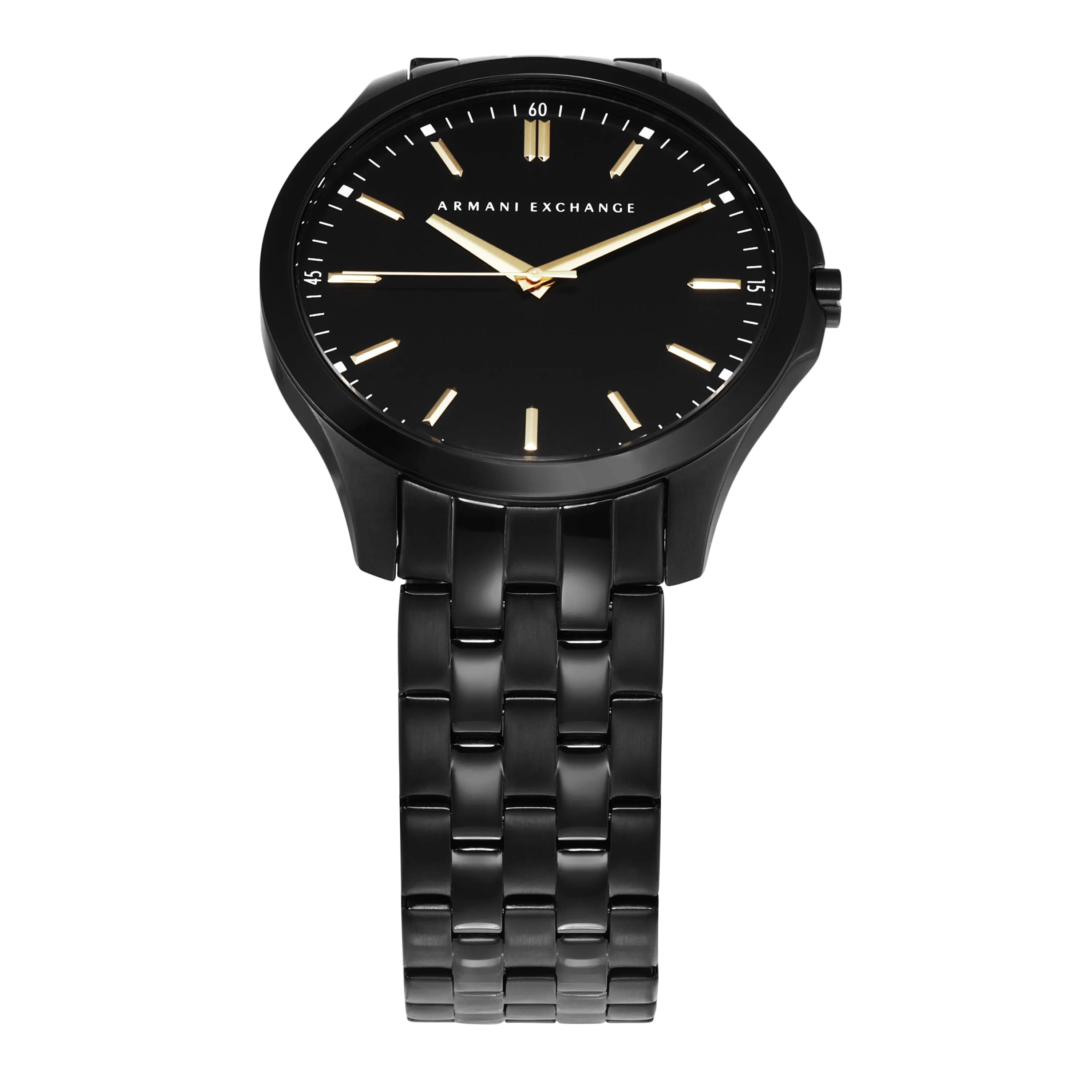 Armani Exchange Men's Black Face Black Band Watch AX2144