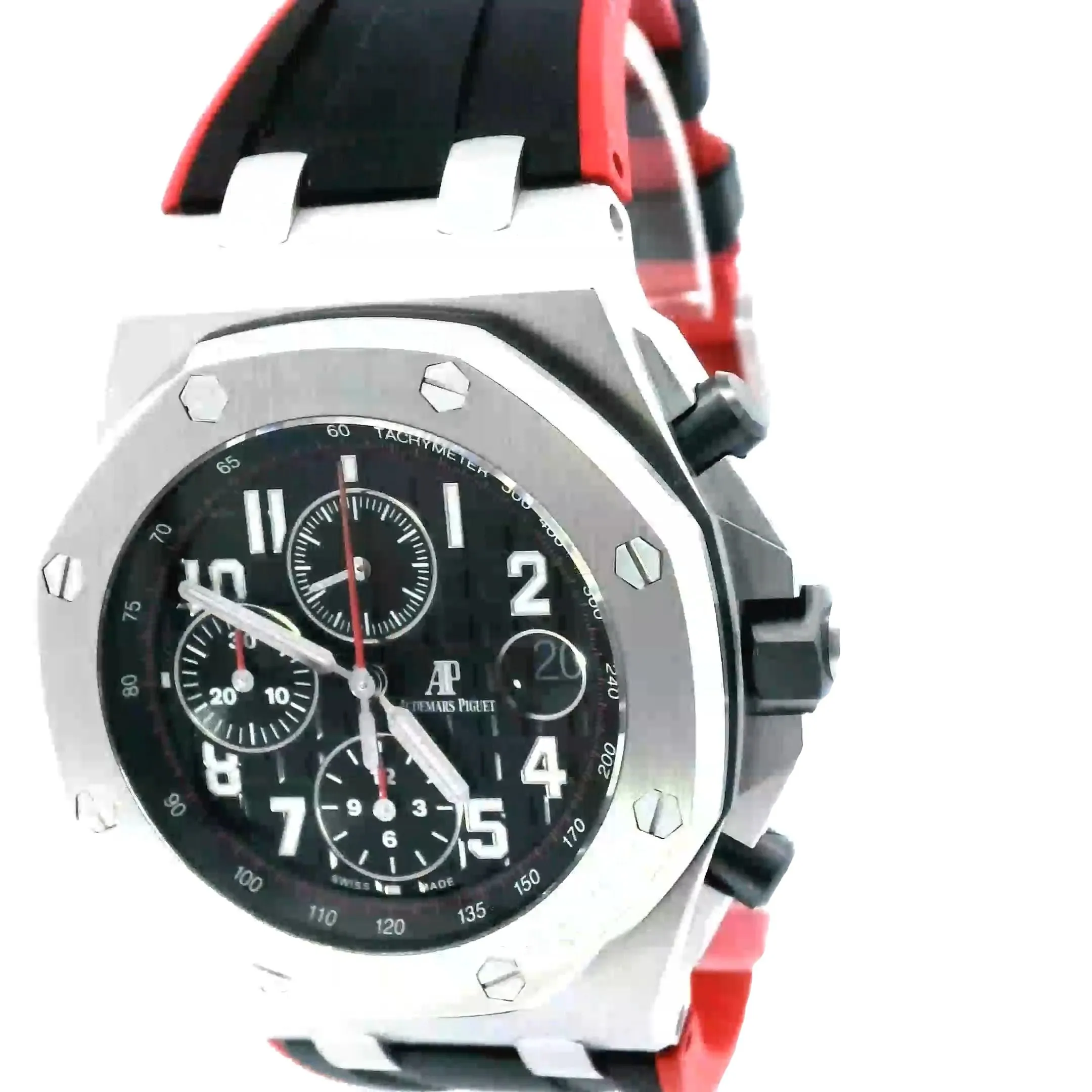 Audemars Piguet Royal Oak Offshore Stainless Steel 42mm Black Chronograph Dial Watch | Ref# 26470ST.OO.A101