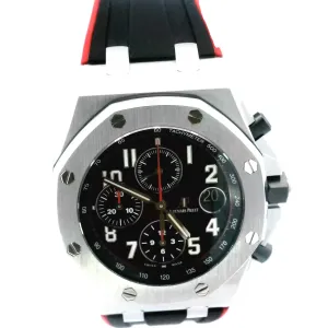Audemars Piguet Royal Oak Offshore Stainless Steel 42mm Black Chronograph Dial Watch | Ref# 26470ST.OO.A101