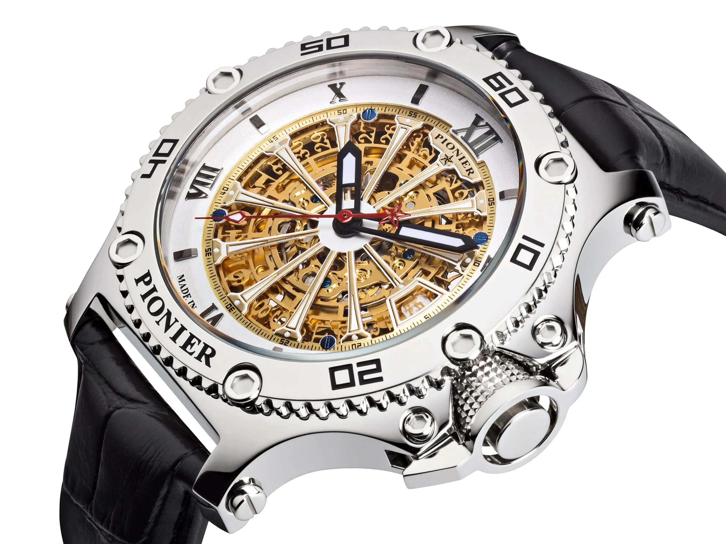Automatic Barcelona GM-516-1 | Silver | Pionier, Germany