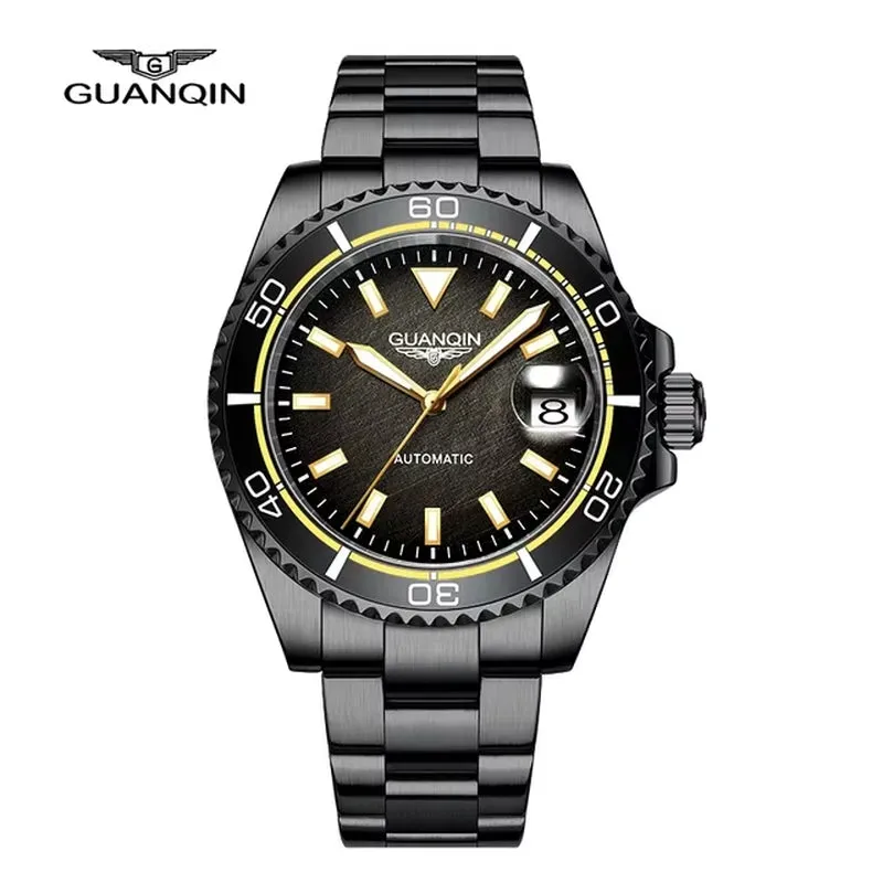 Automatic Mechanical Watch NH35A Men'S Watch Sapphire Fashion Sports Watch Stainless Steel Waterproof Luminous 2022 New