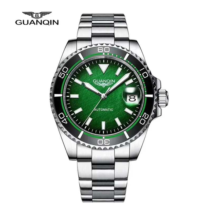 Automatic Mechanical Watch NH35A Men'S Watch Sapphire Fashion Sports Watch Stainless Steel Waterproof Luminous 2022 New