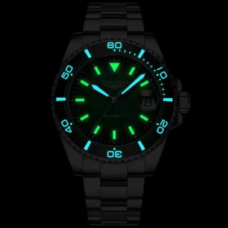 Automatic Mechanical Watch NH35A Men'S Watch Sapphire Fashion Sports Watch Stainless Steel Waterproof Luminous 2022 New