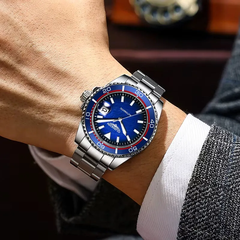Automatic Mechanical Watch NH35A Men'S Watch Sapphire Fashion Sports Watch Stainless Steel Waterproof Luminous 2022 New