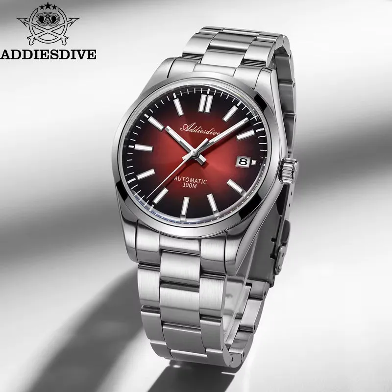 Automatic Mechanical Watch Sapphire Glass 10Bar Waterproof Sunburst Dial